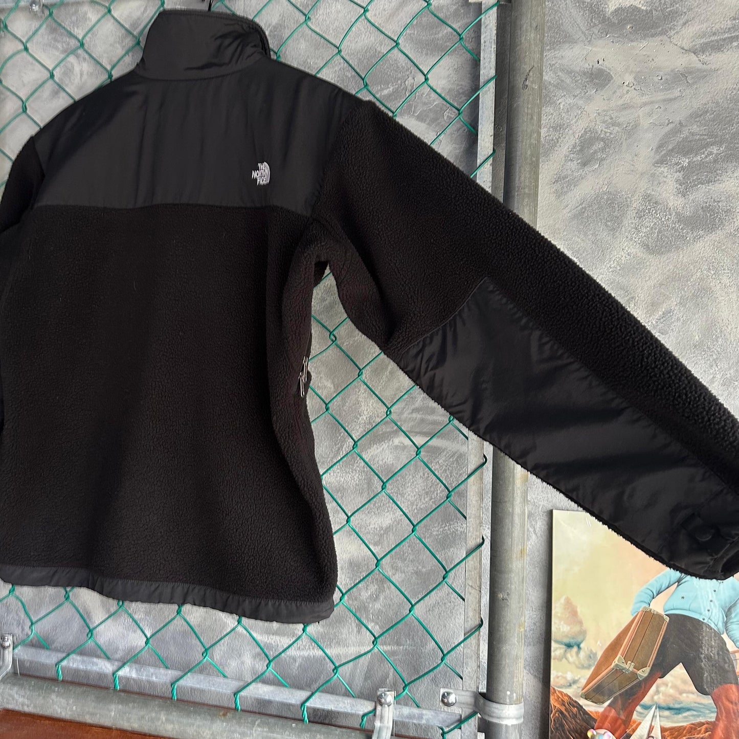 Chamarra North Face De Hombre Talla S Color Negro PolarTec Sin detalles con ziper y sin gorro TNF
