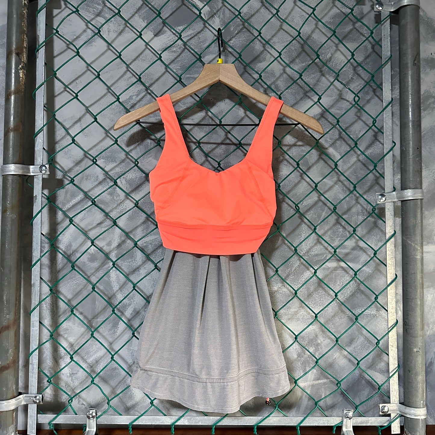 Top O Blusa Lululemon De Mujer Talla 4 Color Salmon Gris Gimnasio Pilates Yoga