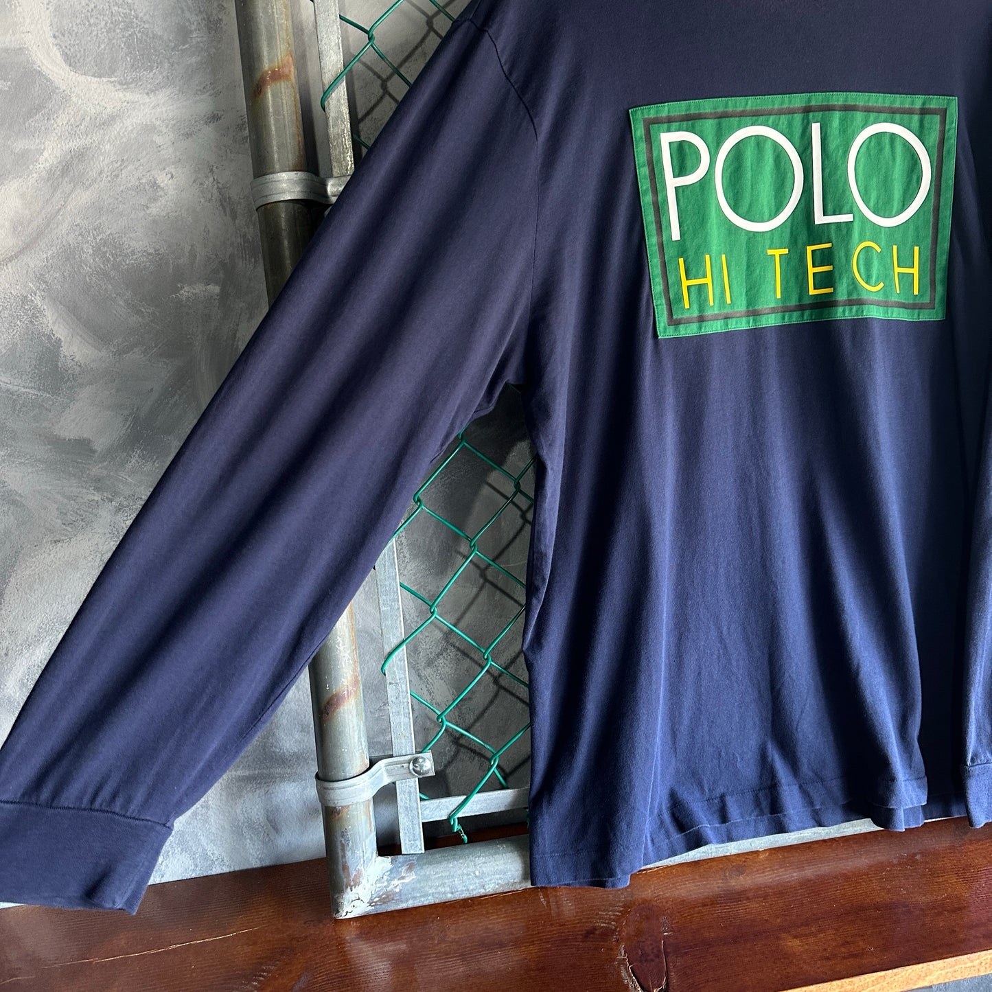 Camisa Polo Ralph Lauren De Hombre Talla Xl Color Azul Marino Lofi Manga Larga