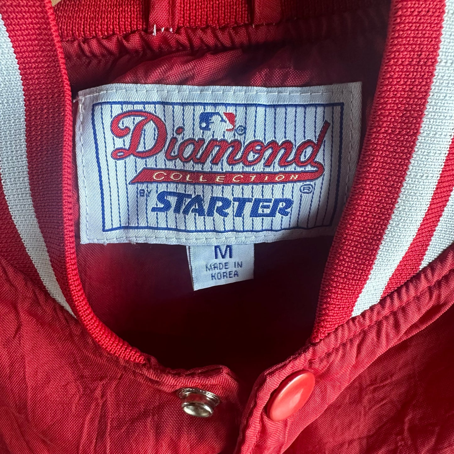 Chamarra De Cincinnati Reds Starter De Hombre Talla M Color Rojo Vintage