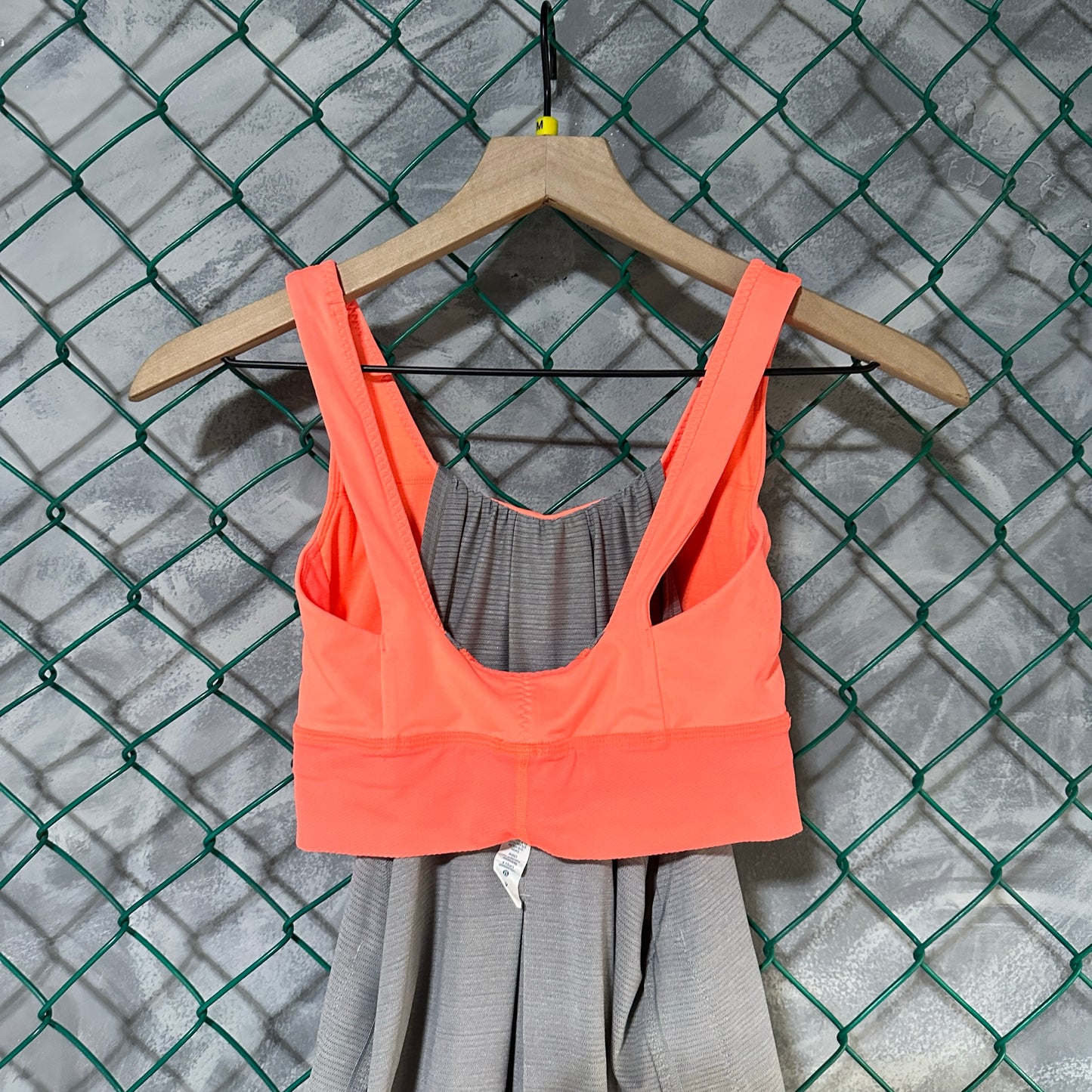 Top O Blusa Lululemon De Mujer Talla 4 Color Salmon Gris Gimnasio Pilates Yoga