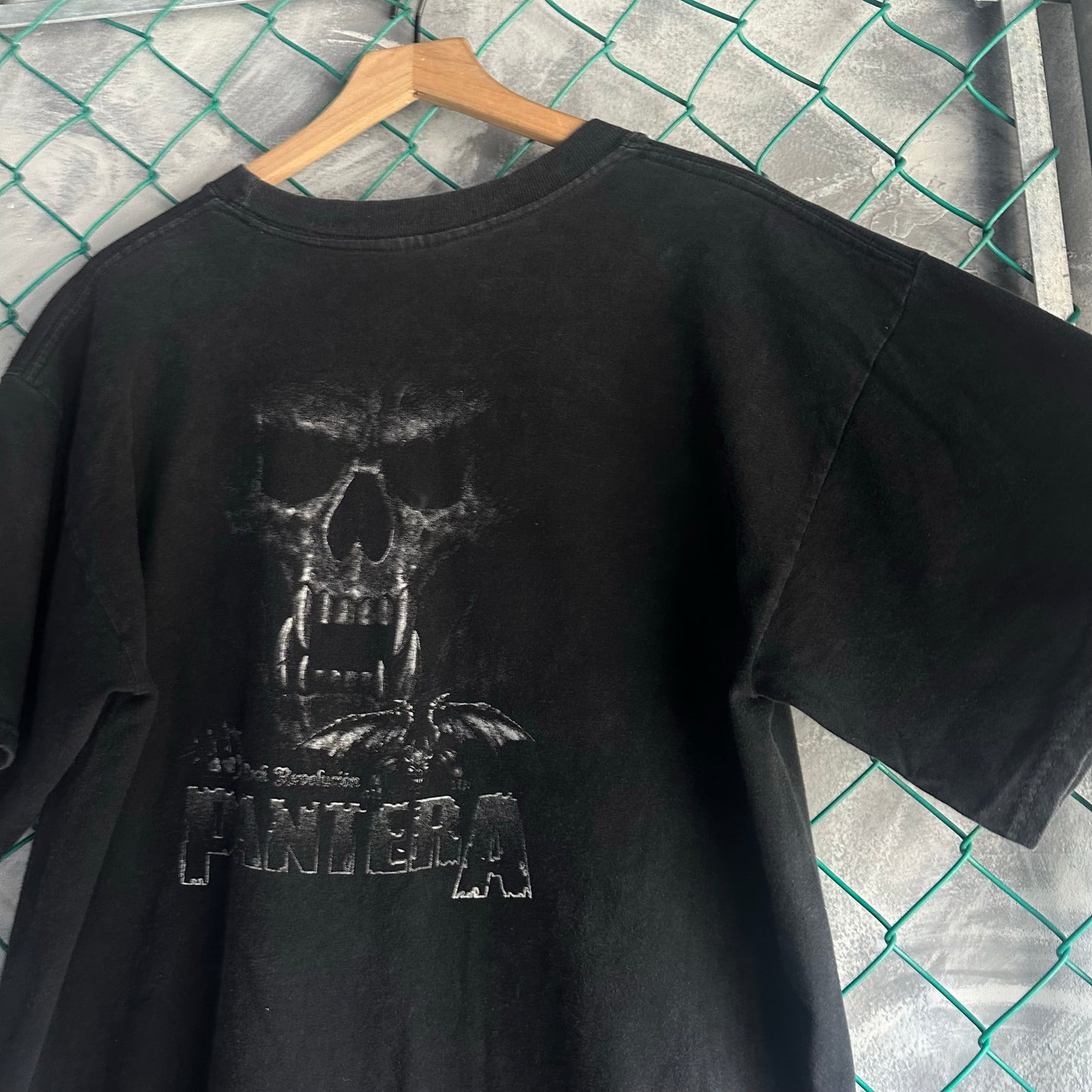 Camisa Vintage Rock Revolución De Pantera De Hombre Talla XL Color Negro Big Print