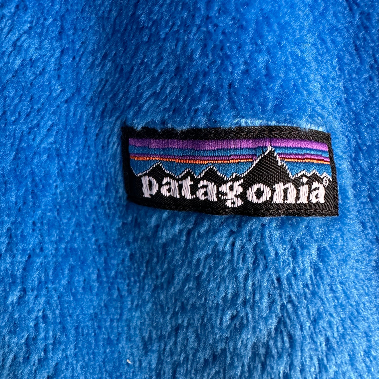 Chaleco Patagonia De mujer Talla M Color Azul De Peluche Polartec Hiking Alpinismo Senderismo