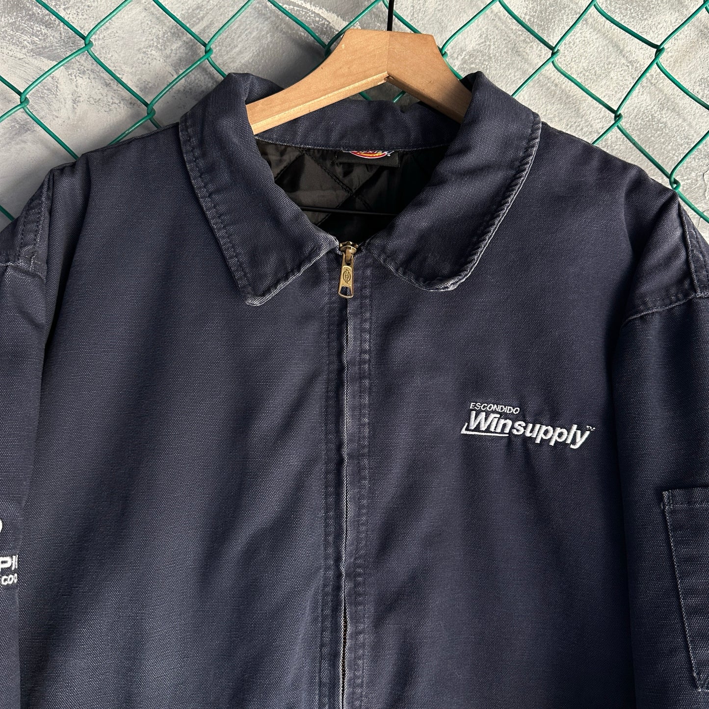 Chamarra Dickies De Hombre Talla Xl Color Azul Marino Detroit Workwear