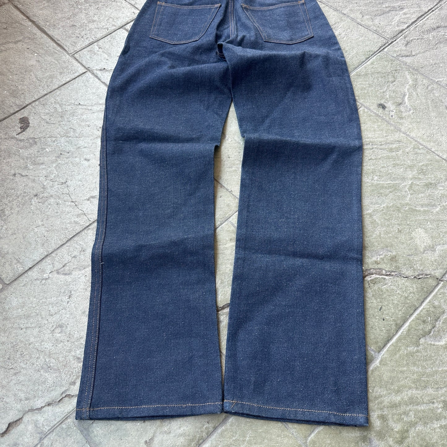Pantalon Route 66 De Hombre Talla 30x32 Color Azul Indigo Baggy Relajado