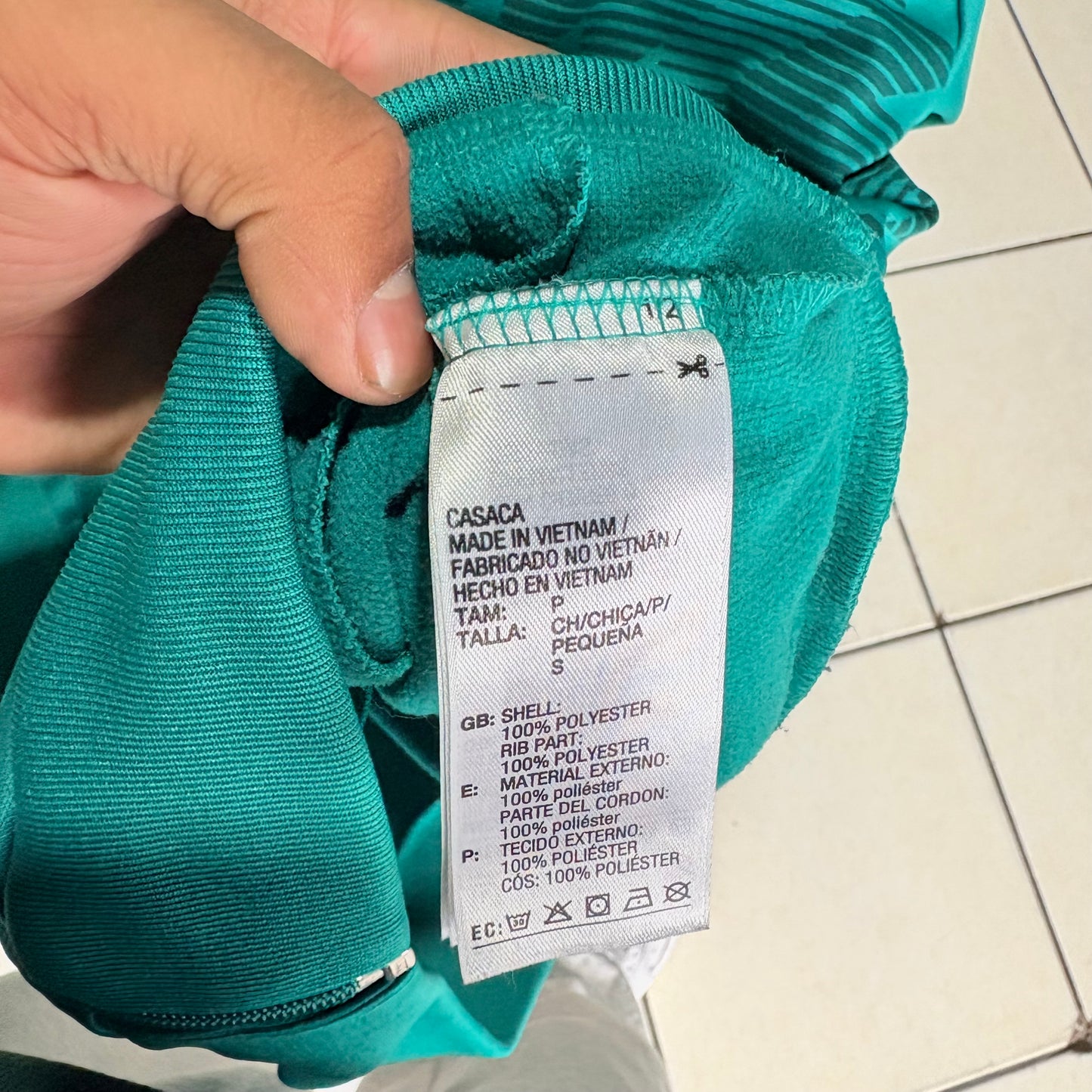 Suéter de zíper Adidas Para Hombre Talla S Color Azul Selección De Alemania Futbol Soccer