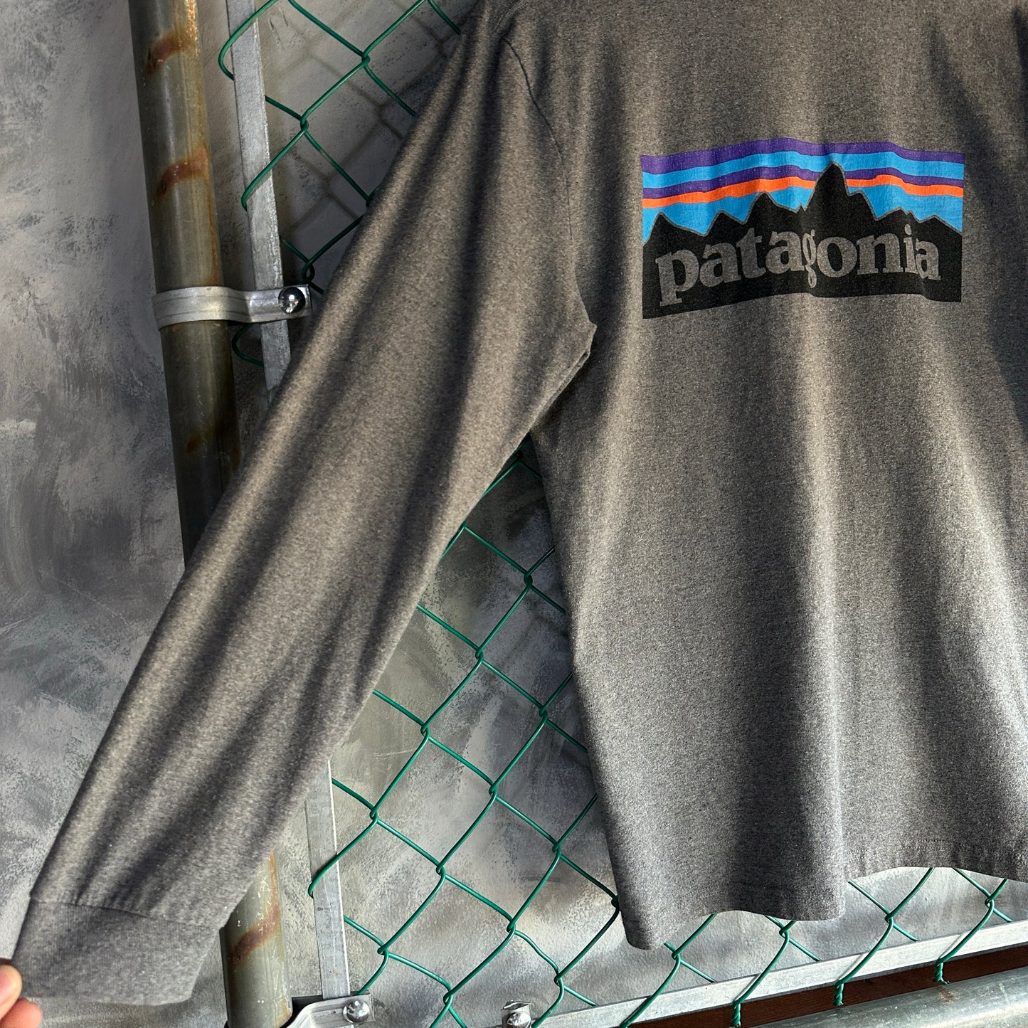 Camisa Patagonia De Hombre Talla M Color Gris De Manga Larga Mimalista Fresca
