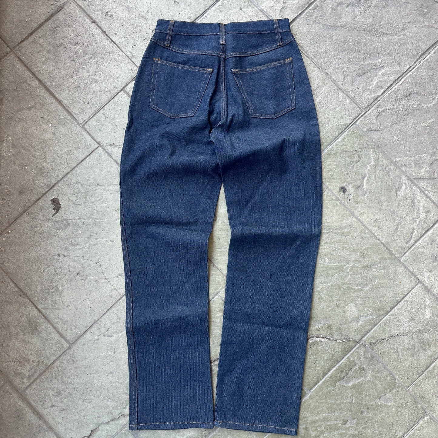 Pantalon Route 66 De Hombre Talla 30x32 Color Azul Indigo Baggy Relajado