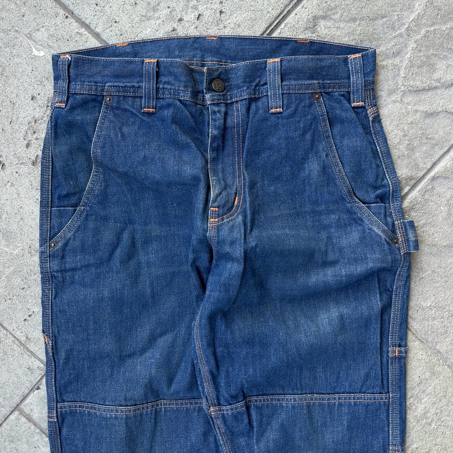 Pantalon Patagonia De Hombre Talla 31 Queda (32x32) Color Azul Doble Rodilla Carpintero Vintage