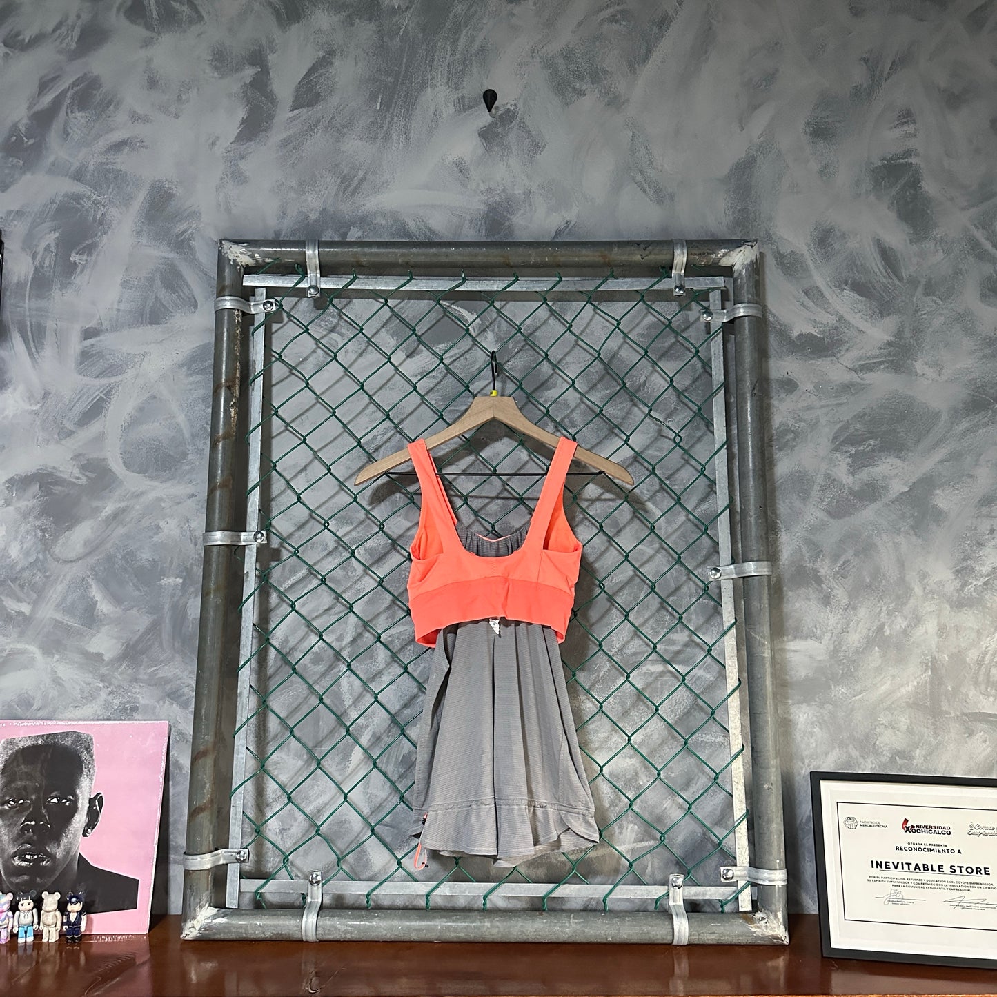 Top O Blusa Lululemon De Mujer Talla 4 Color Salmon Gris Gimnasio Pilates Yoga