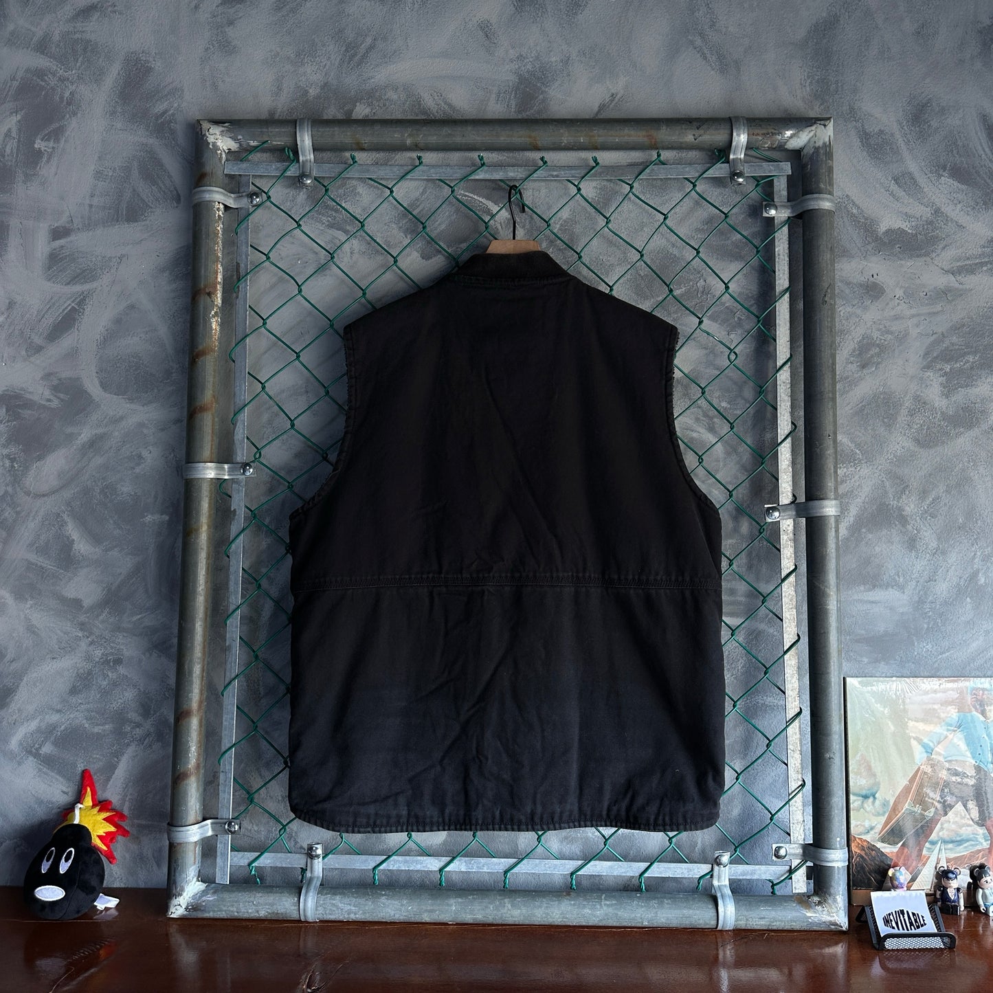 Chaleco Timberland De Hombre Talla L Color Negro Con Forro de Peluche Estilo Carhartt de Trabajo