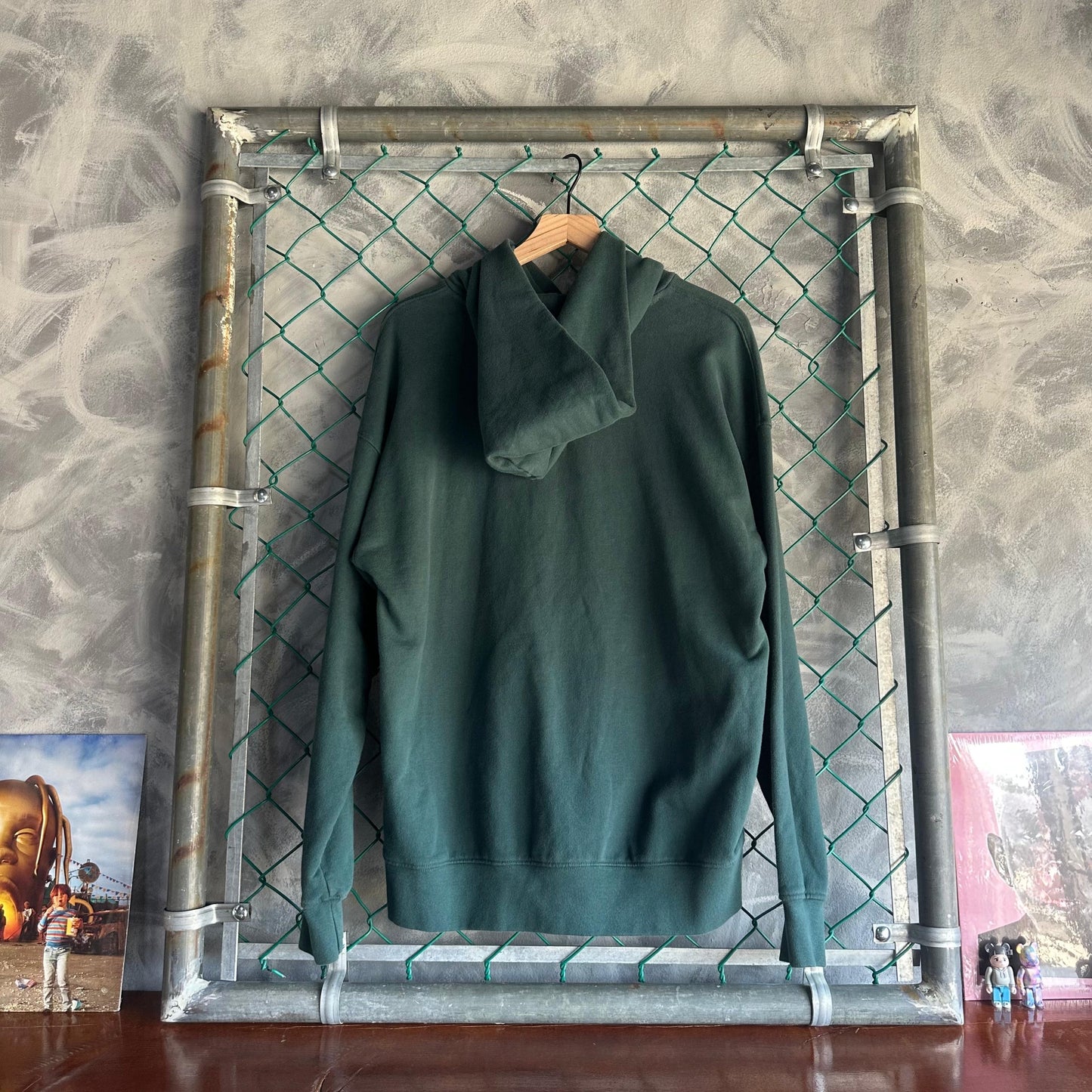 Hoodie Levis De Hombre Talla M Color Verde Gold Tab Heavy Cotton Tela Gruesa