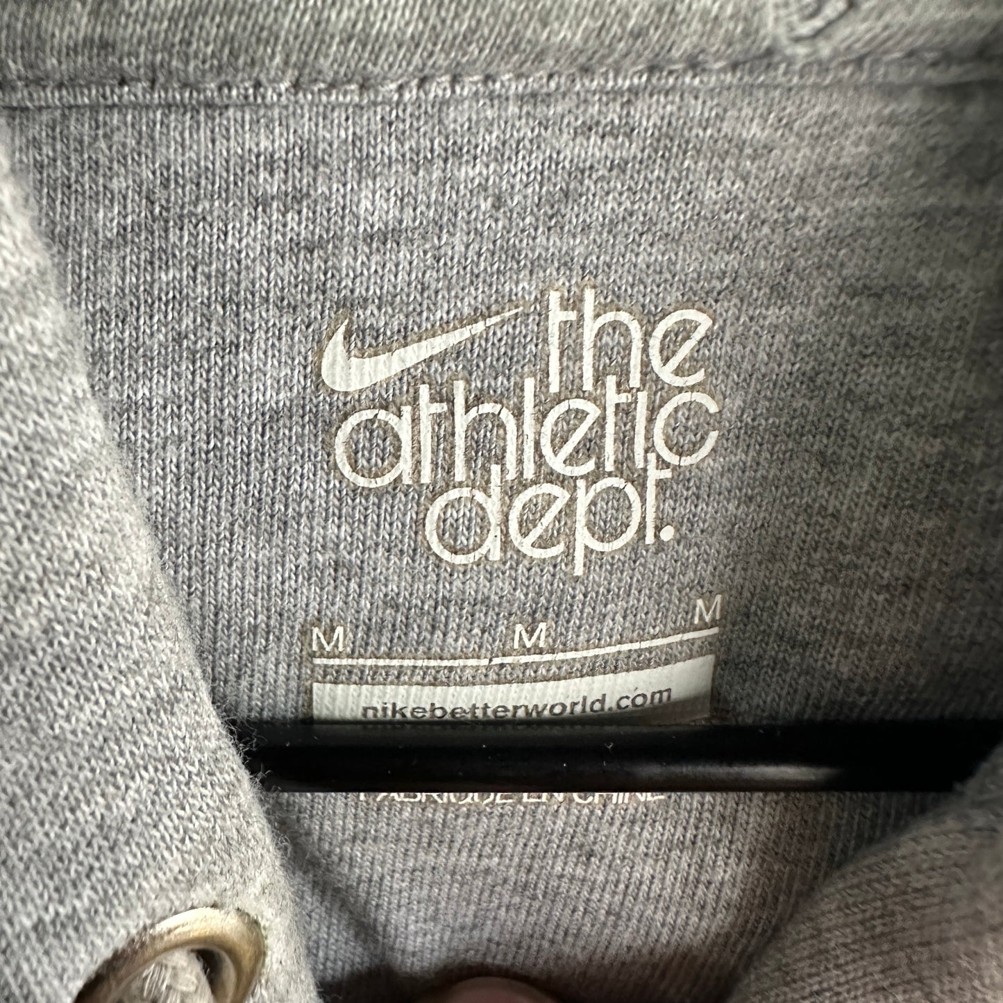 Hoodie Nike De Hombre Talla M Color Gris Mid Swosh Deportivo Gimnasio