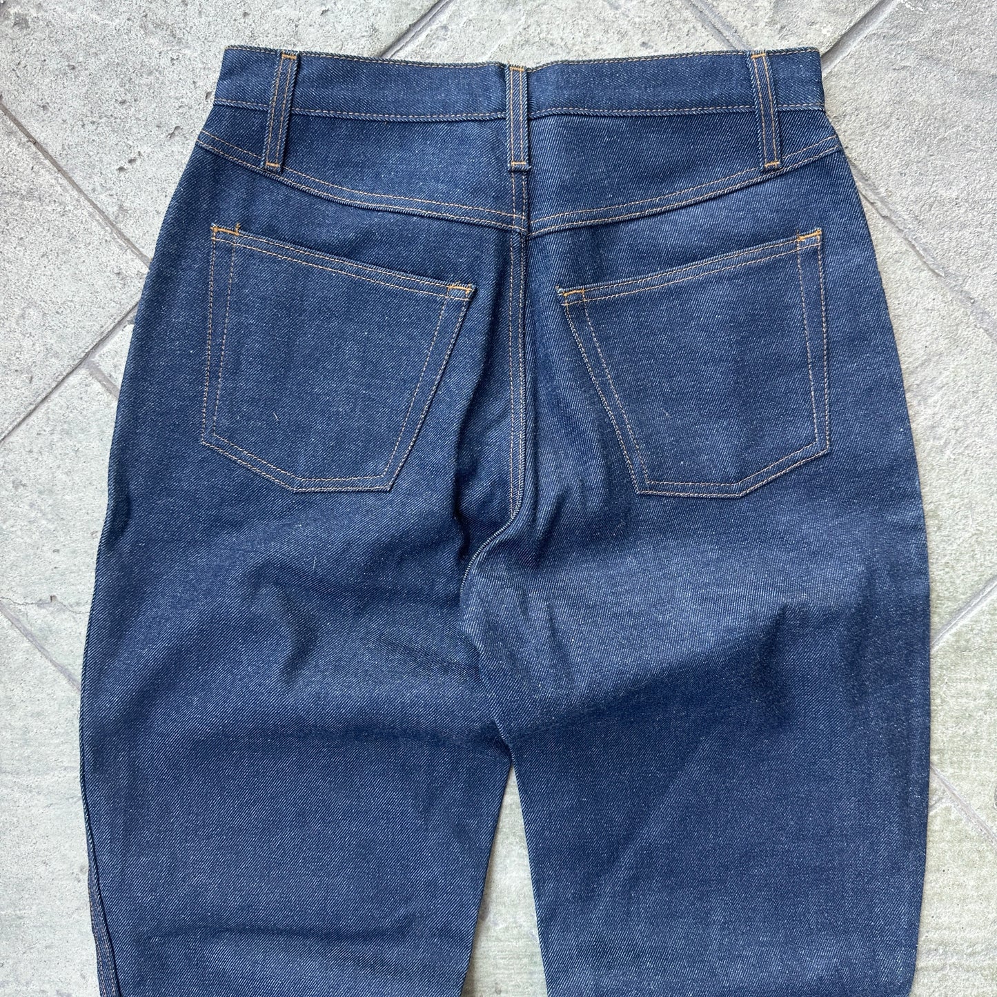 Pantalon Route 66 De Hombre Talla 30x32 Color Azul Indigo Baggy Relajado