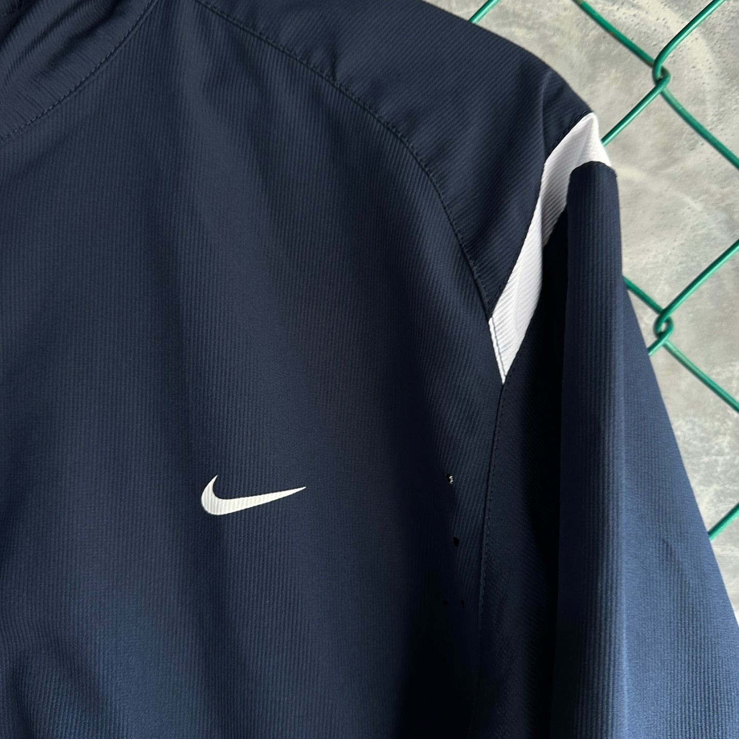 Chamarra Nike De Hombre Talla XL Color Azul Marino Dri Fit De Ziper