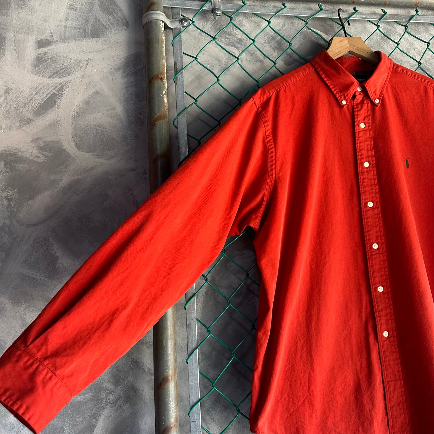 Camisa Polo Ralph Lauren De Hombre Talla XL Color Rojo De Tela Gruesa