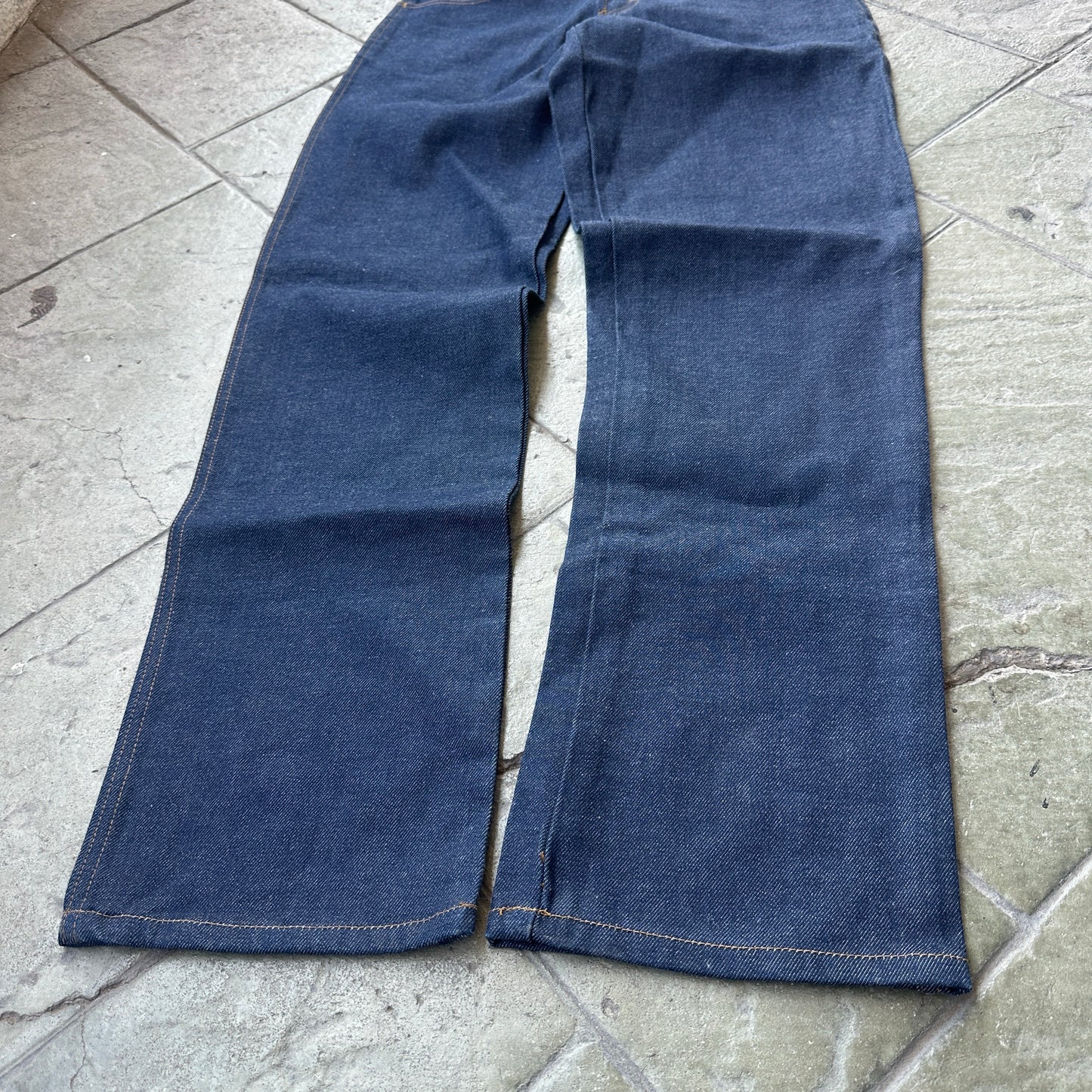 Pantalon Route 66 De Hombre Talla 30x32 Color Azul Indigo Baggy Relajado