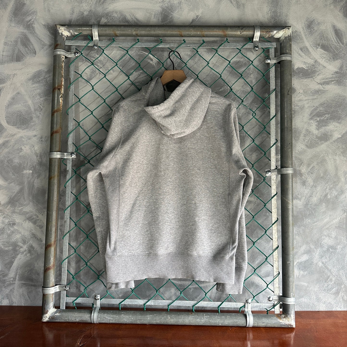 Hoodie Nike De Hombre Talla M Color Gris Mid Swosh Deportivo Gimnasio