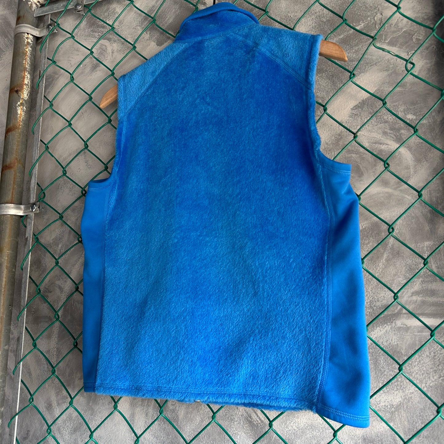 Chaleco Patagonia De mujer Talla M Color Azul De Peluche Polartec Hiking Alpinismo Senderismo