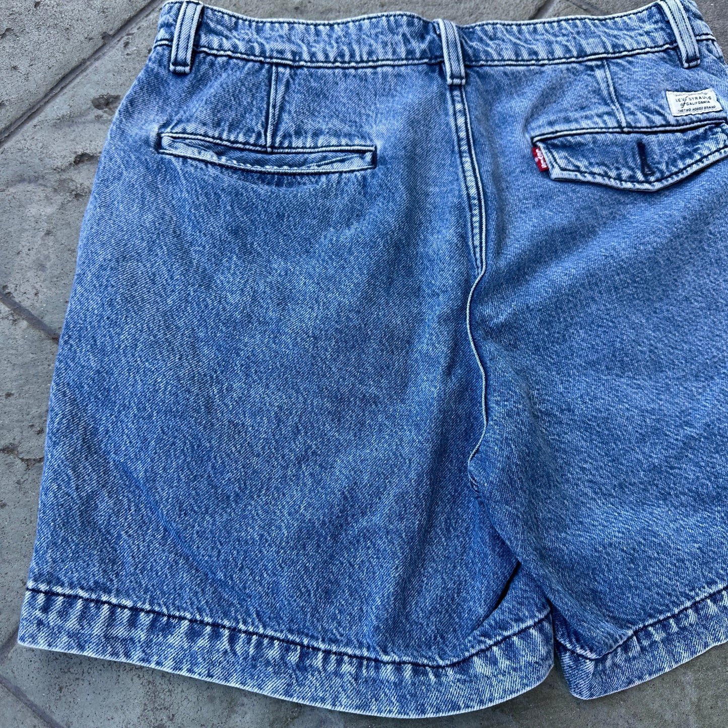 Short o Jort Vintage Levis De Hombre Talla 32 Color Azul Claro Chinos Big E Premium