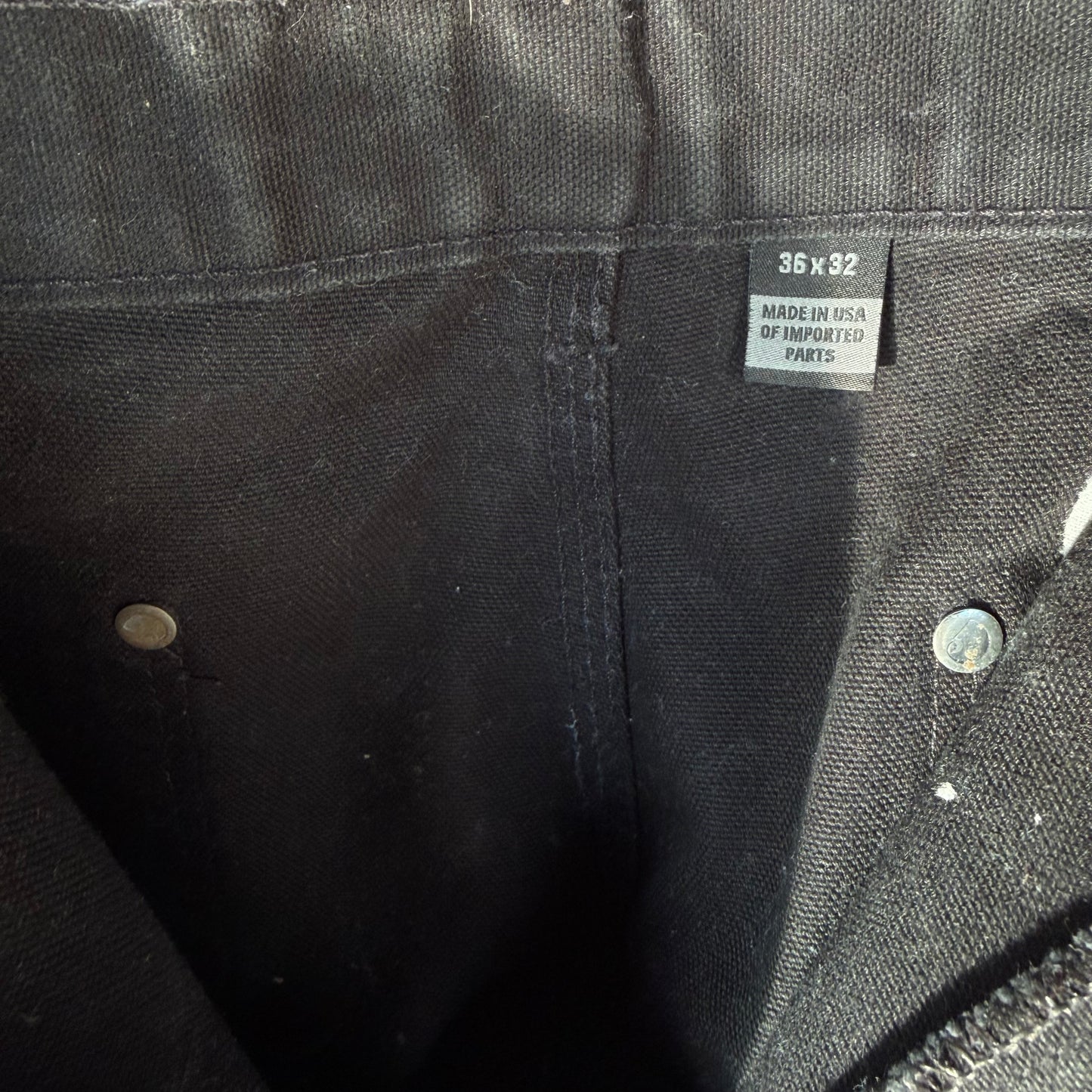 Pantalon Doble Rodilla Carhartt De Hombre Talla 36x32 Color Negro Workwear