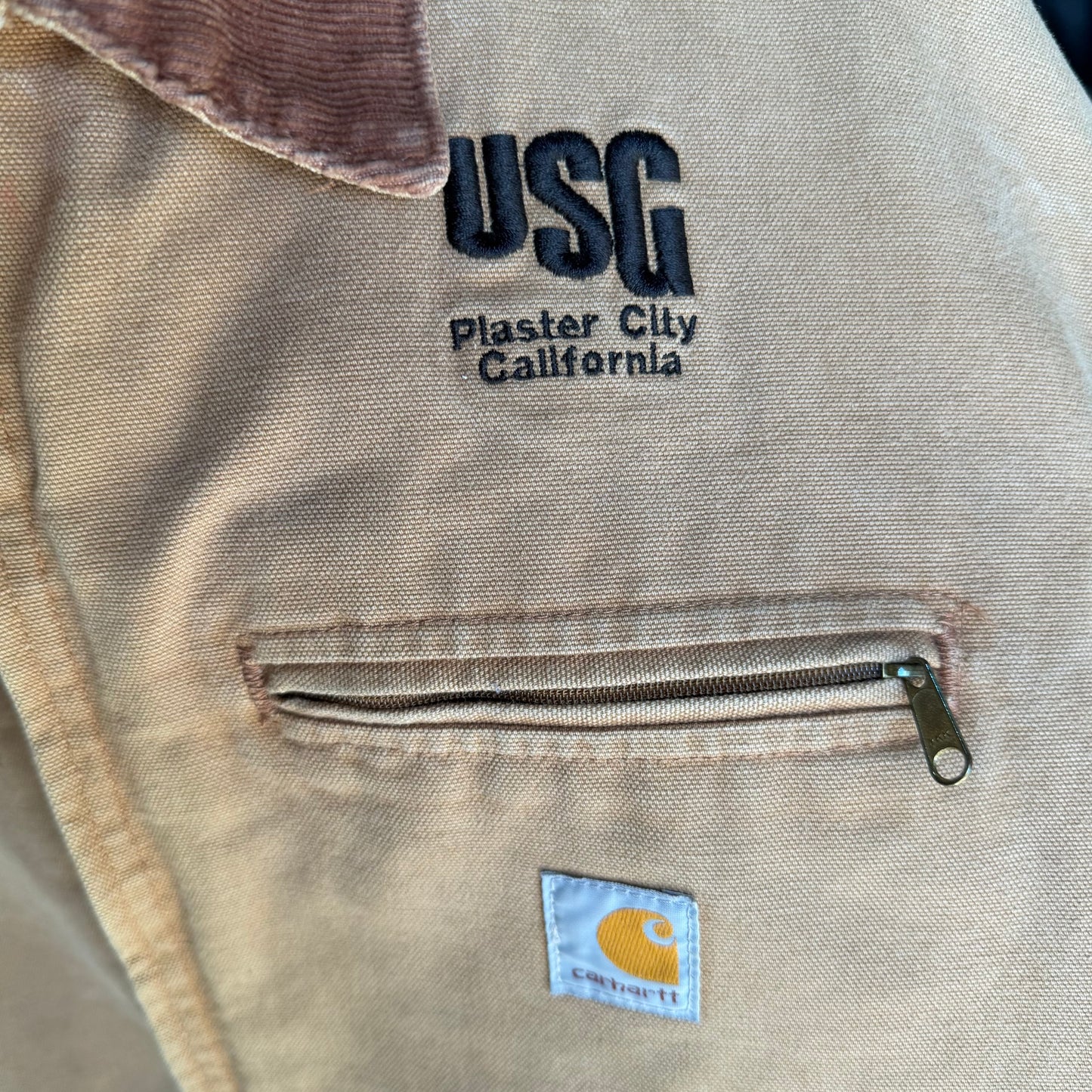 Chamarra Detroit Carhartt De Hombre Talla 48 Tall O XL Color Camel Boxy Fit