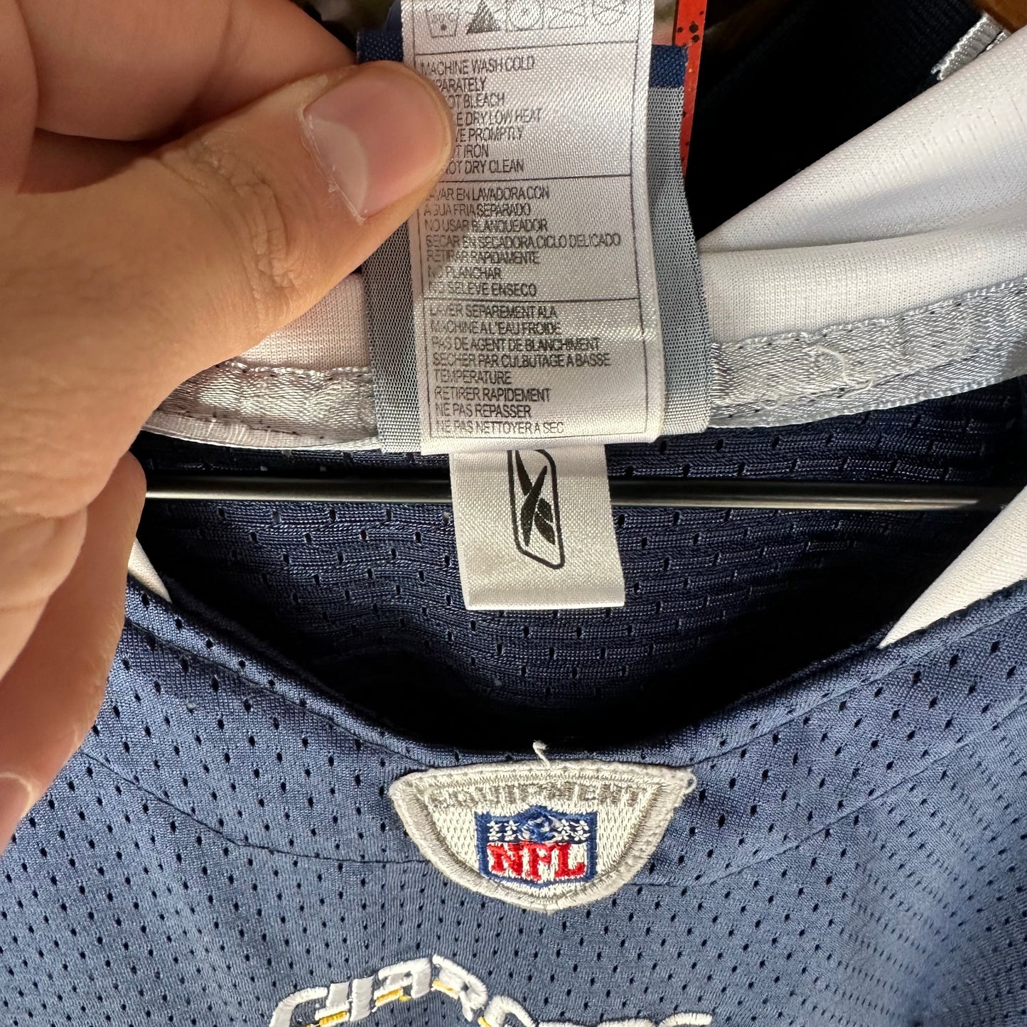 Jersey De Los Chargers Mathews Reebok De Hombre Talla 48 Color Azul On Field