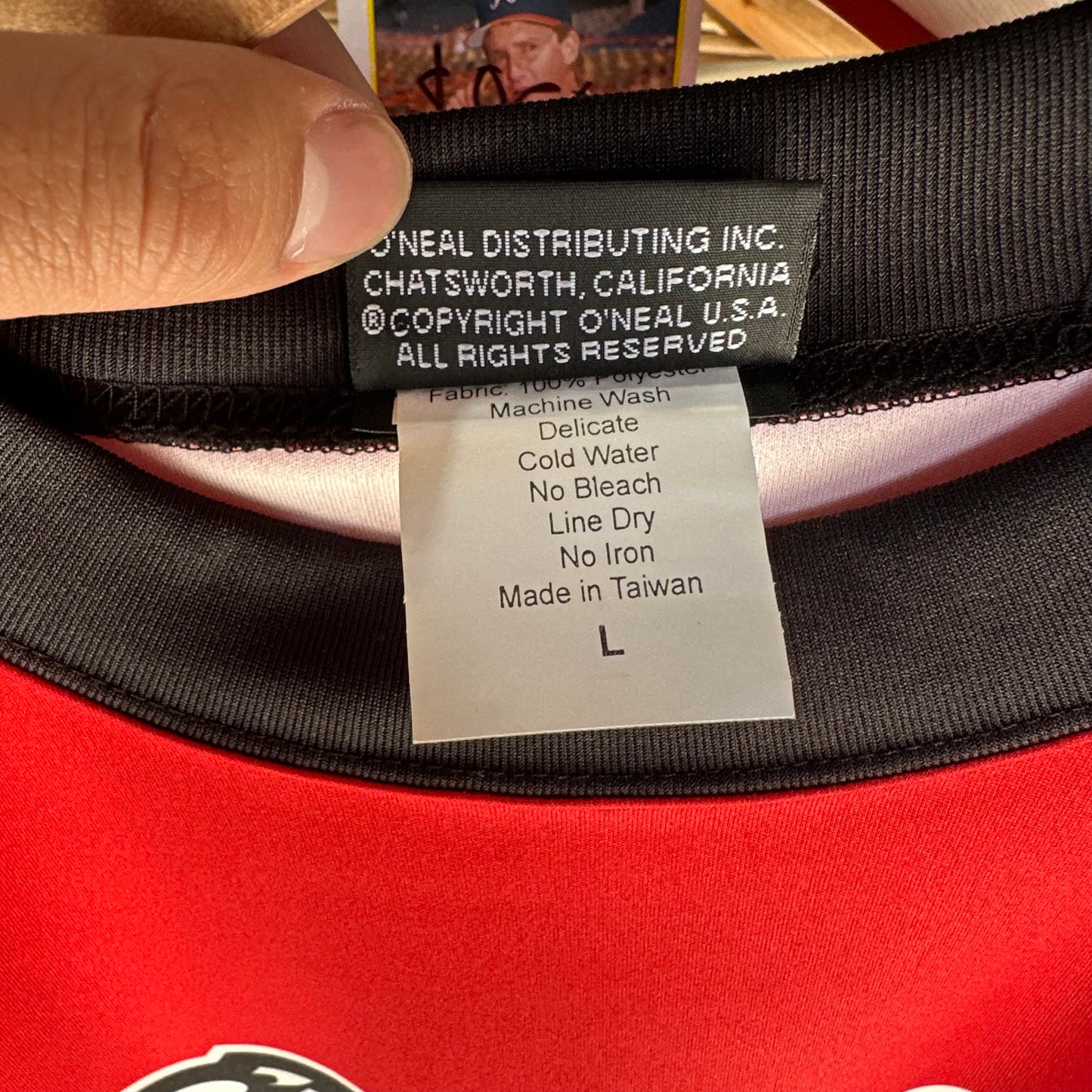 Jersey Oneal De Hombre Talla L Color Rojo De Motocross Carreras Manga Larga Mx ATV