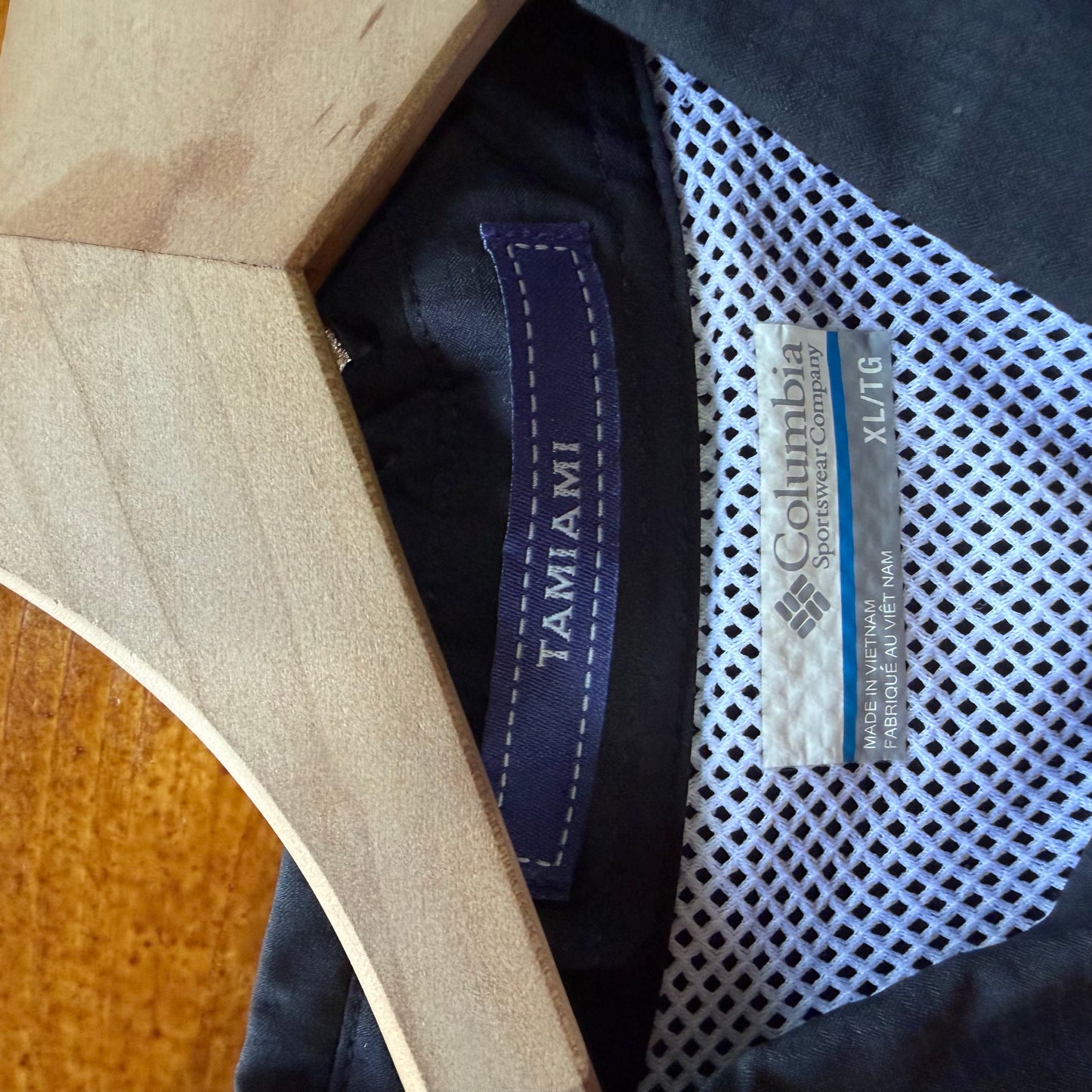 Camisa De Botones Columbia PFG De Hombre Talla XL Color Negro Estilo Maja