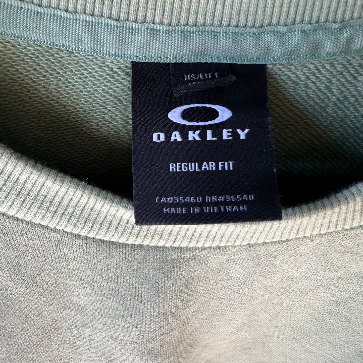 Sueter Crewneck Oakley De Hombre Talla L Color Verde Tactica