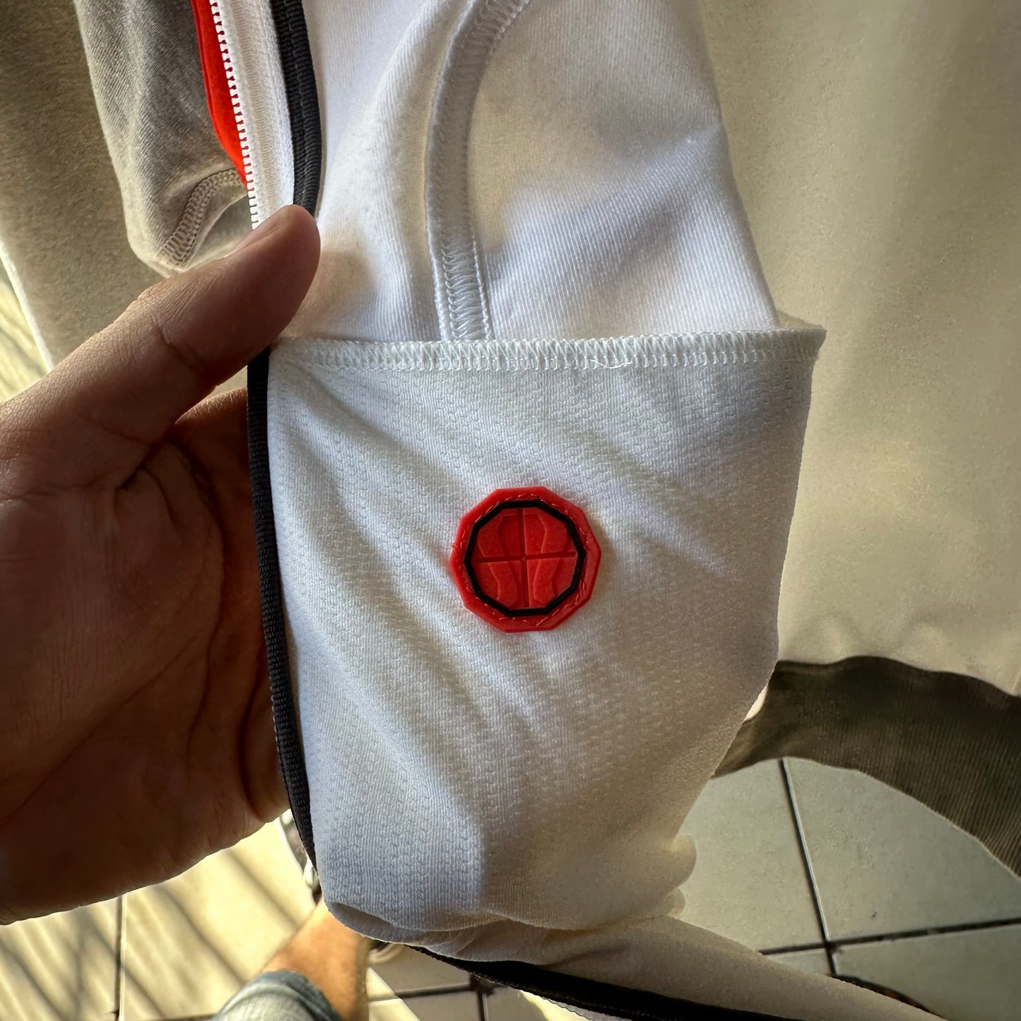 Chamarra Lululemon De Hombre Talla M Color Blanco Deportiva