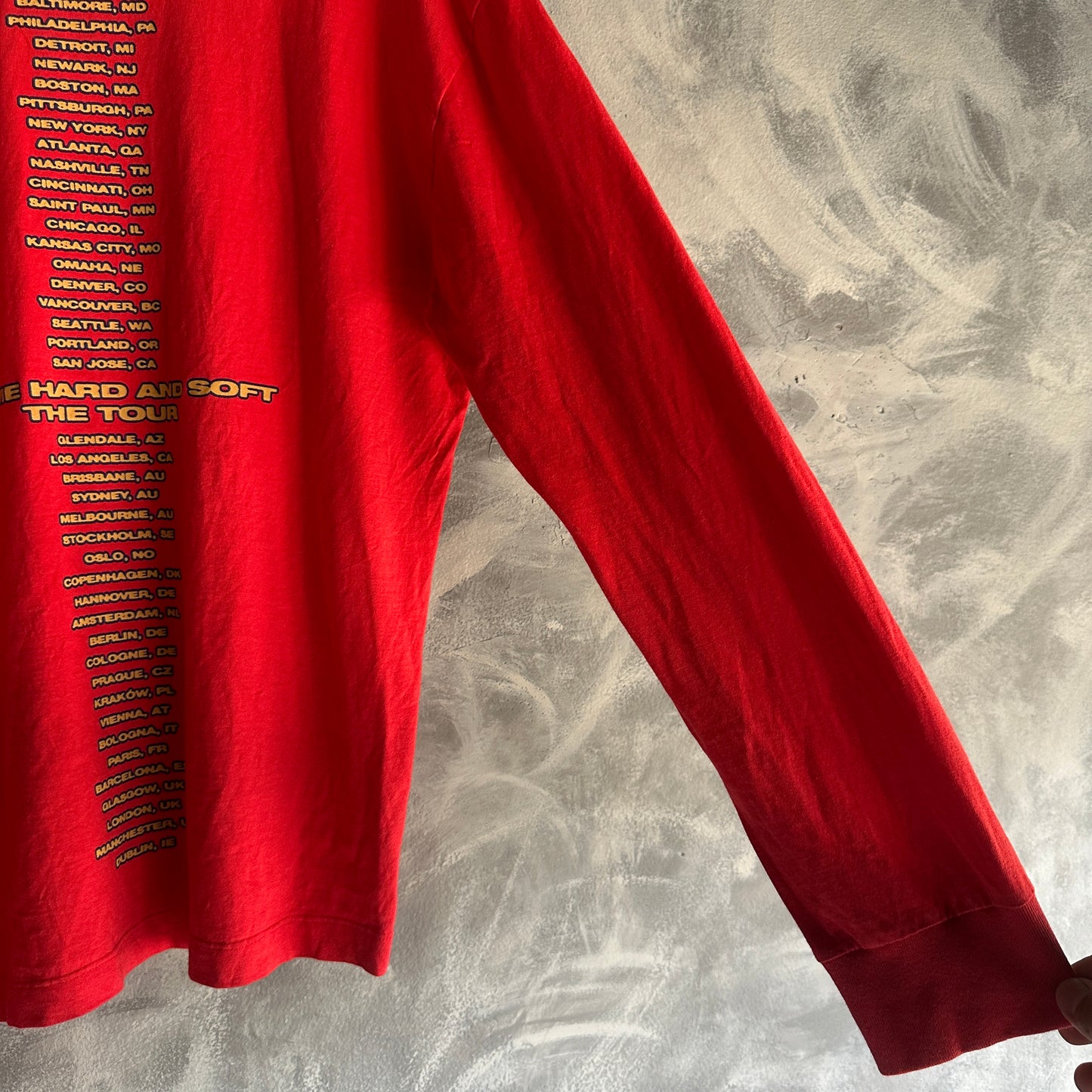 Camisa Billie Eilish Hit Me Hard and Soft De Hombre Manga Large Merch Tour