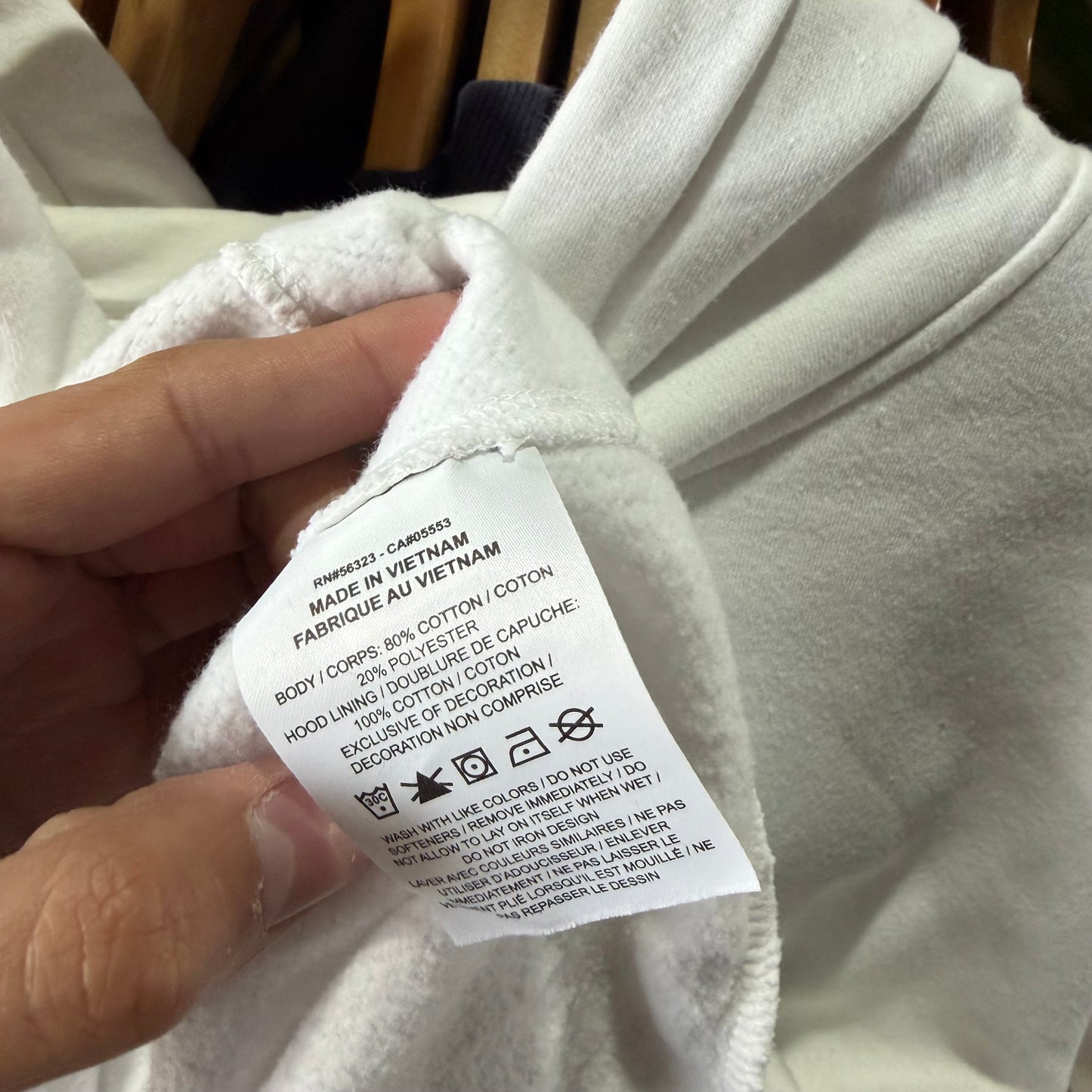 Hoodie Nike Los Angeles Lakers De Hombre Talla XL Color Blanco