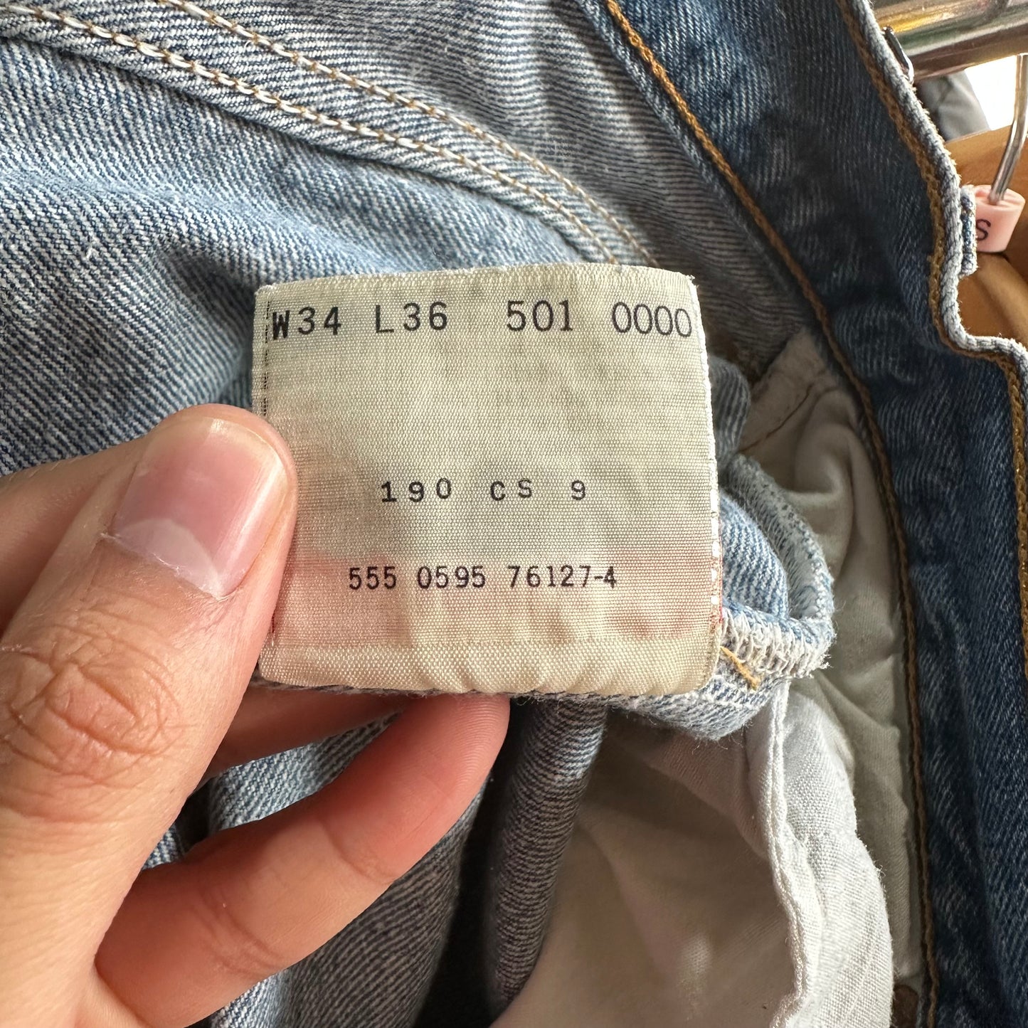 Levis 501xx 34x36