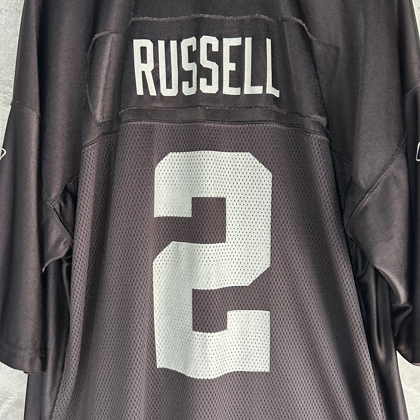 Jersey De Russell De Raiders De Hombre Talla 2XL Color Negro Reebok