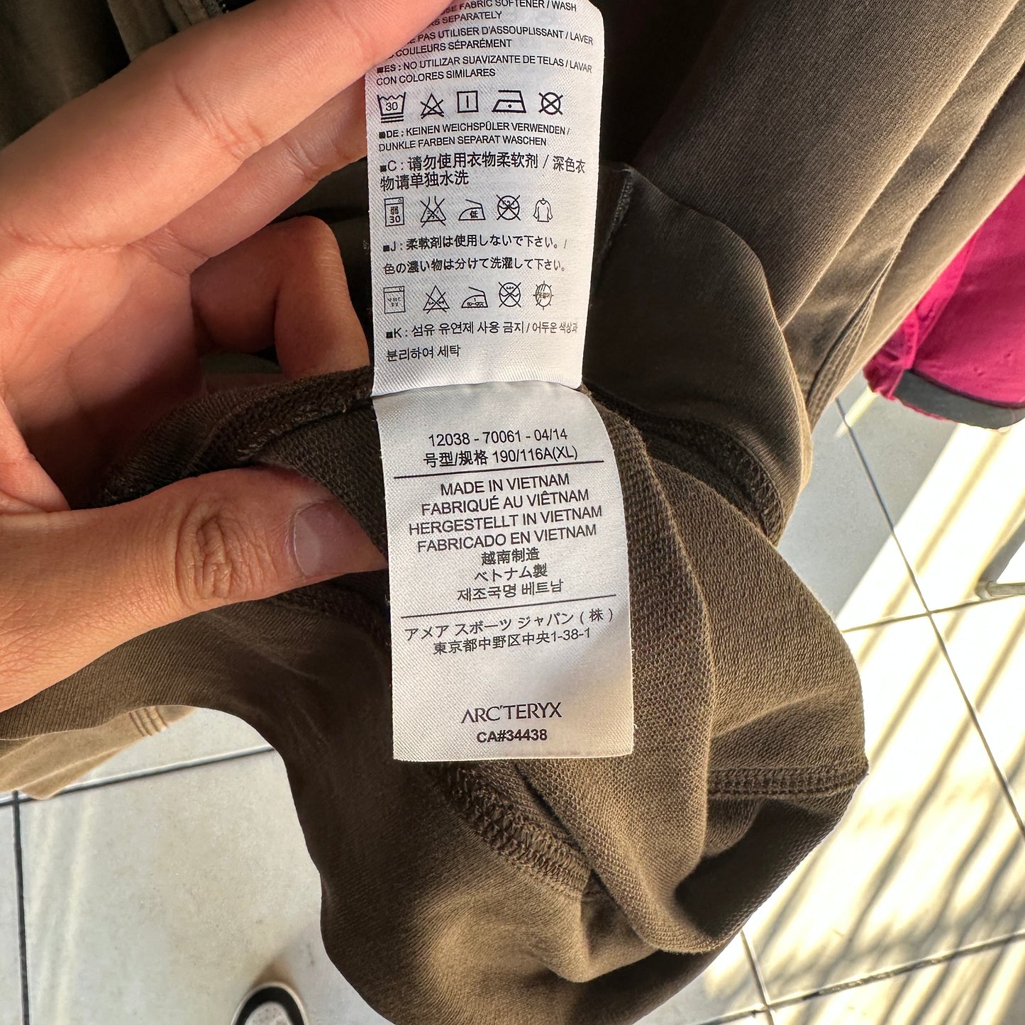 Sueter De Zip Up De Cuello Alto Arc'teryx De Hombre Talla 2XL Color Verde