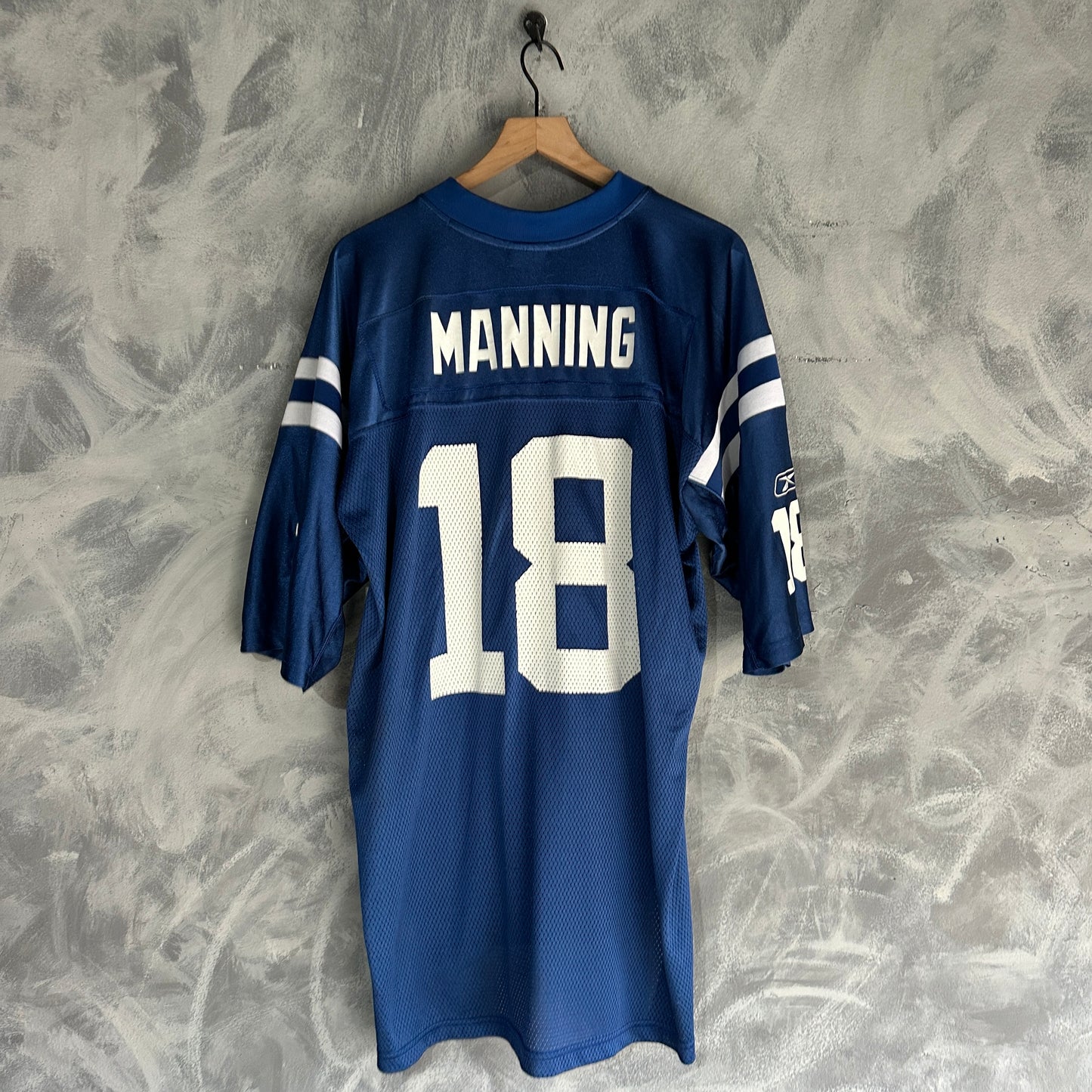 Jersey Indianapolis Colts Peyton Manning Reebok De Hombre Talla XL Color Azul
