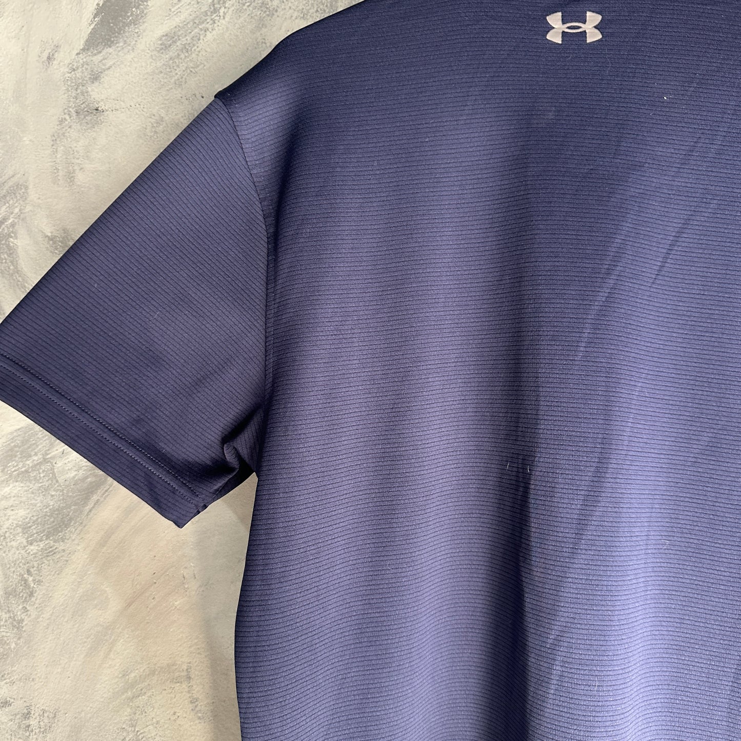 Camisa Polo Deportiva Under Armour De Hombre Talla XL Color Azul Marino De Gimnasio