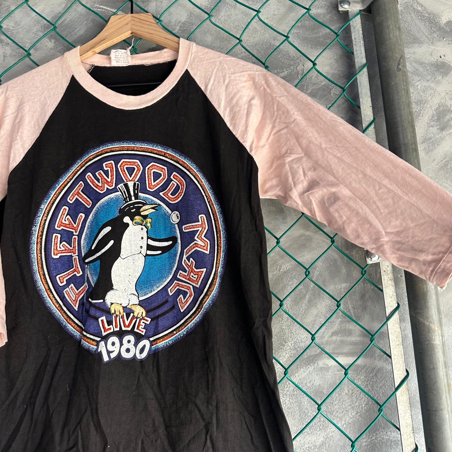 Camisa Vintage de Fleetwood Mac De Hombre Talla L Color Negra Tour 80s Rock Muy Rara