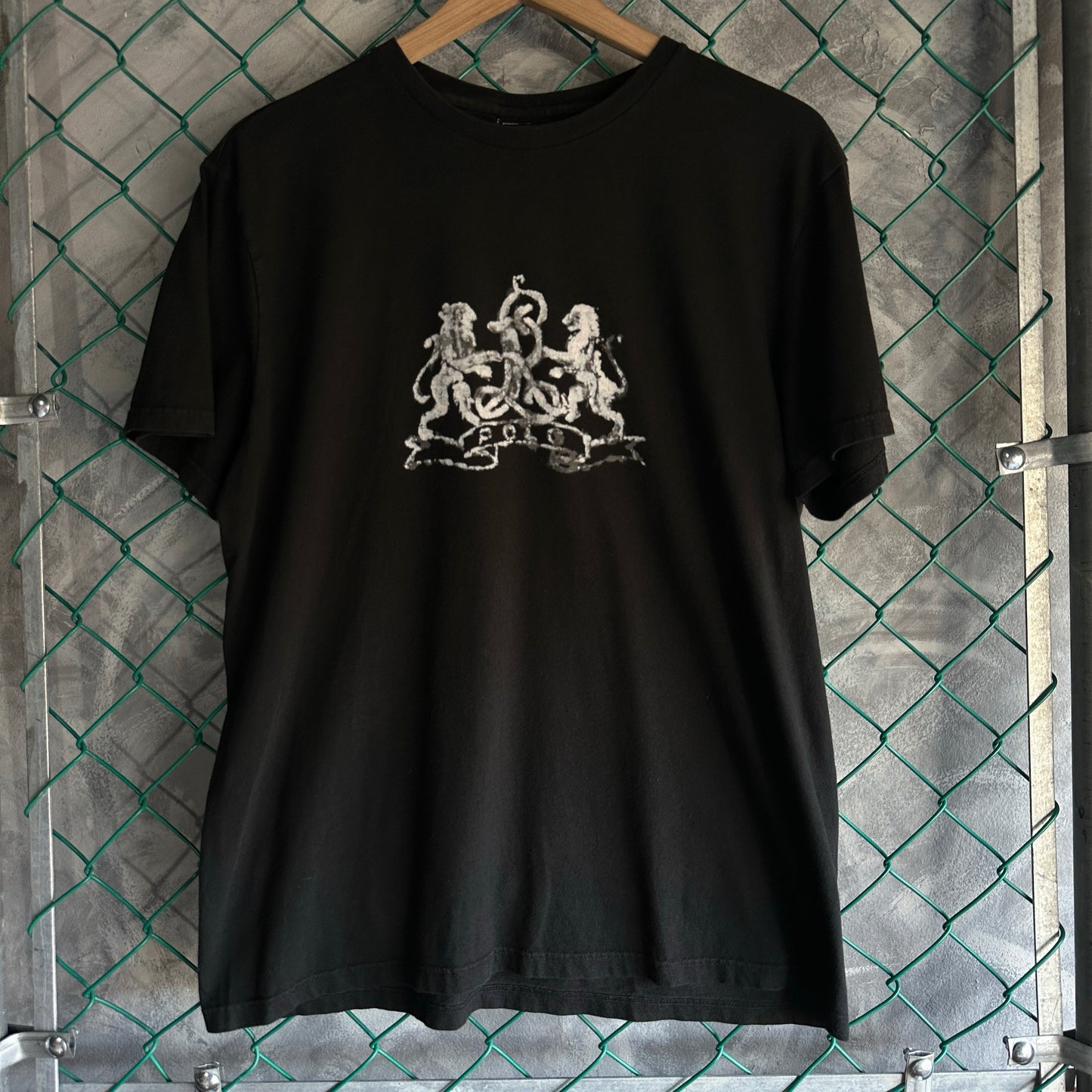 Camisa Vintage Polo Ralph Lauren De Hombre Talla L Con Logo De Leones