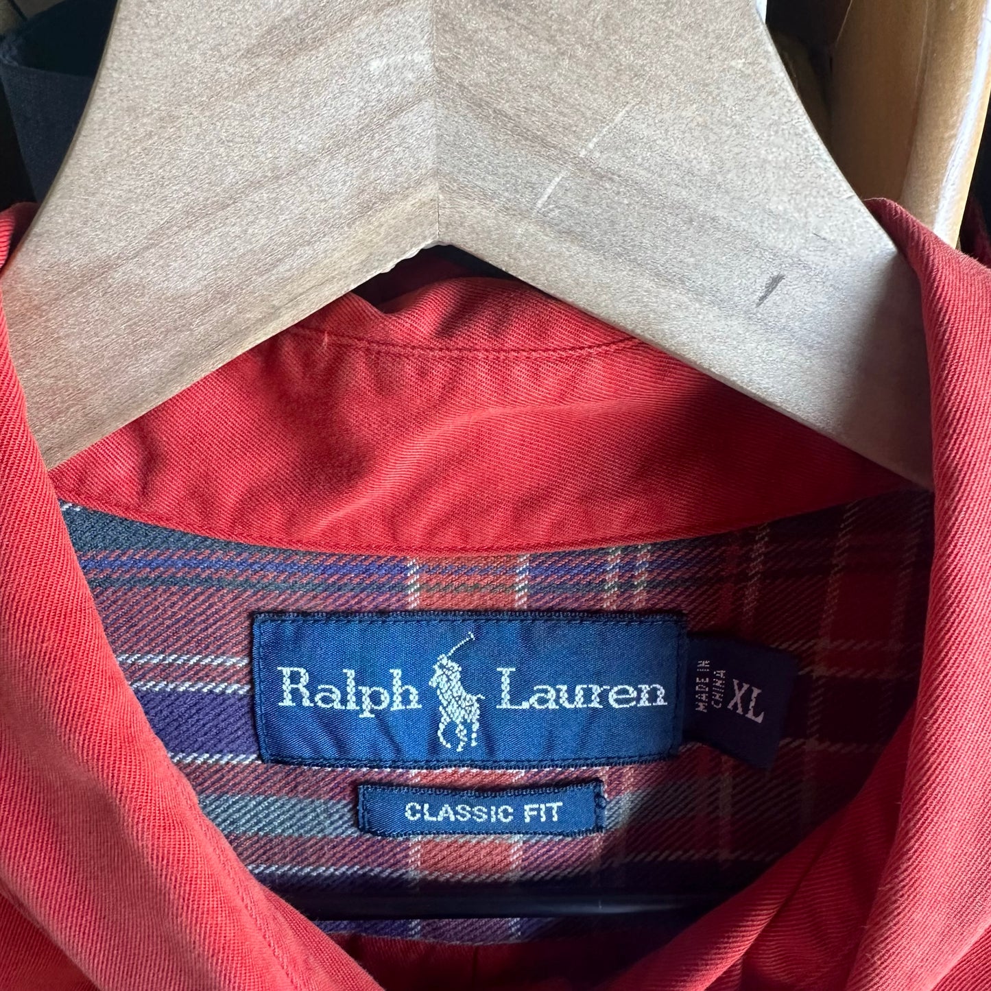 Camisa Polo Ralph Lauren De Hombre Talla XL Color Rojo De Tela Gruesa
