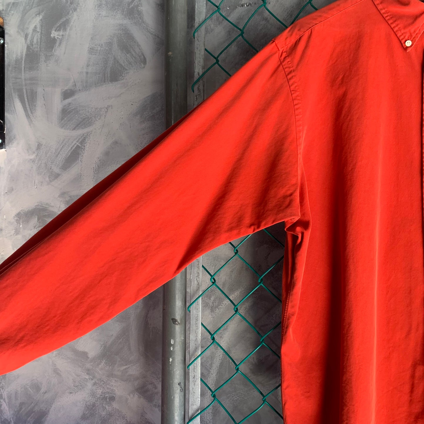 Camisa De Vestir Polo Ralph Lauren Para Hombre Talla XL Color Naranja