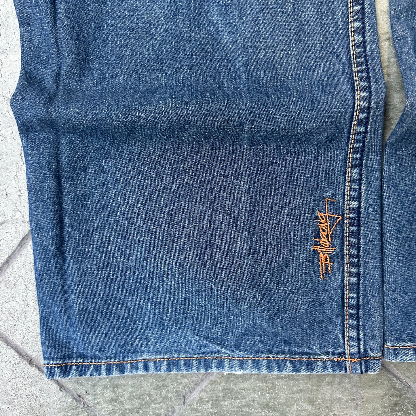 Pantalon Vintage Billabong De Hombre Talla 36x33 Color Azul Desvanecido Baggy Y2K