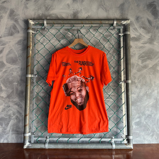 Camisa Nike De Druski De Hombre Talla M Color Naranja Big Face Atletismo Twitch Youtube