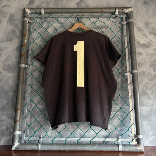 Playera sin mangas Yeezy Hombre Talla 2 queda XL Color Café Vultures Kanye West
