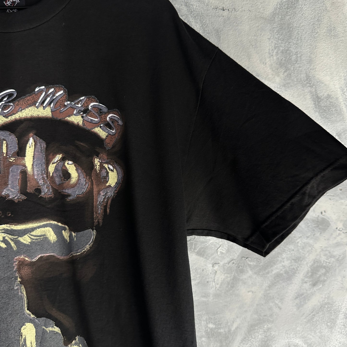 Playera Basica NBN Para Hombre Talla XL Color Negro C.B Mass Hip Hop