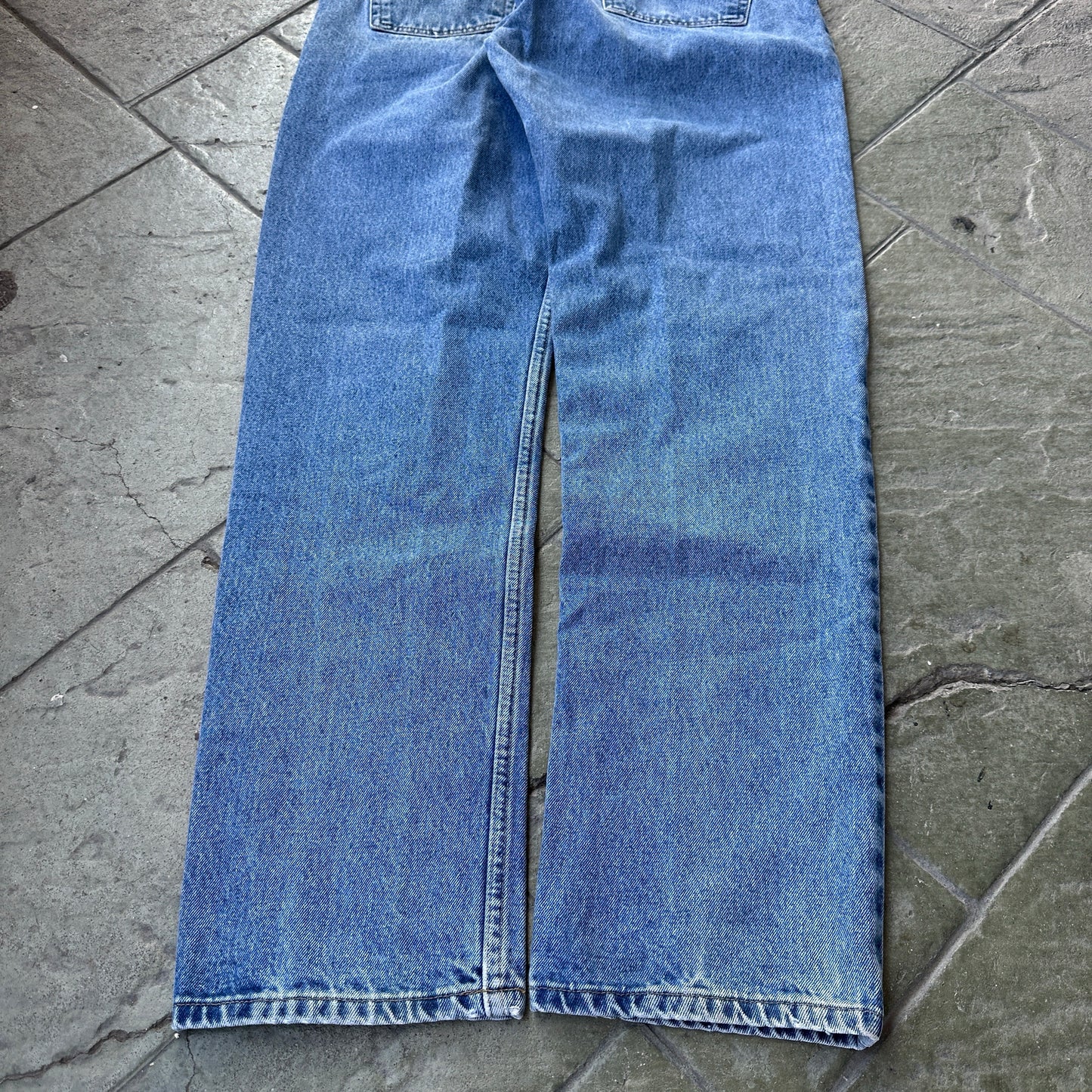 Pantalon Polo Ralph Lauren De Hombre Talla 34x34 Color Azul Claro Corte Baggy Vintage