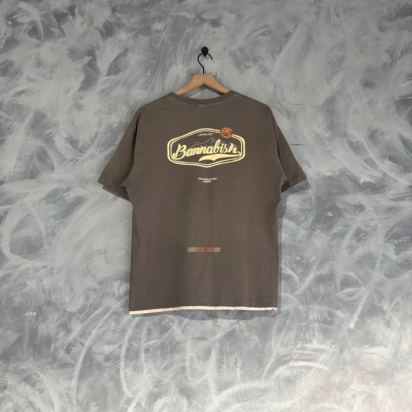 Playera Elfric Edén Para Hombre Talla M Color Café Bannabish