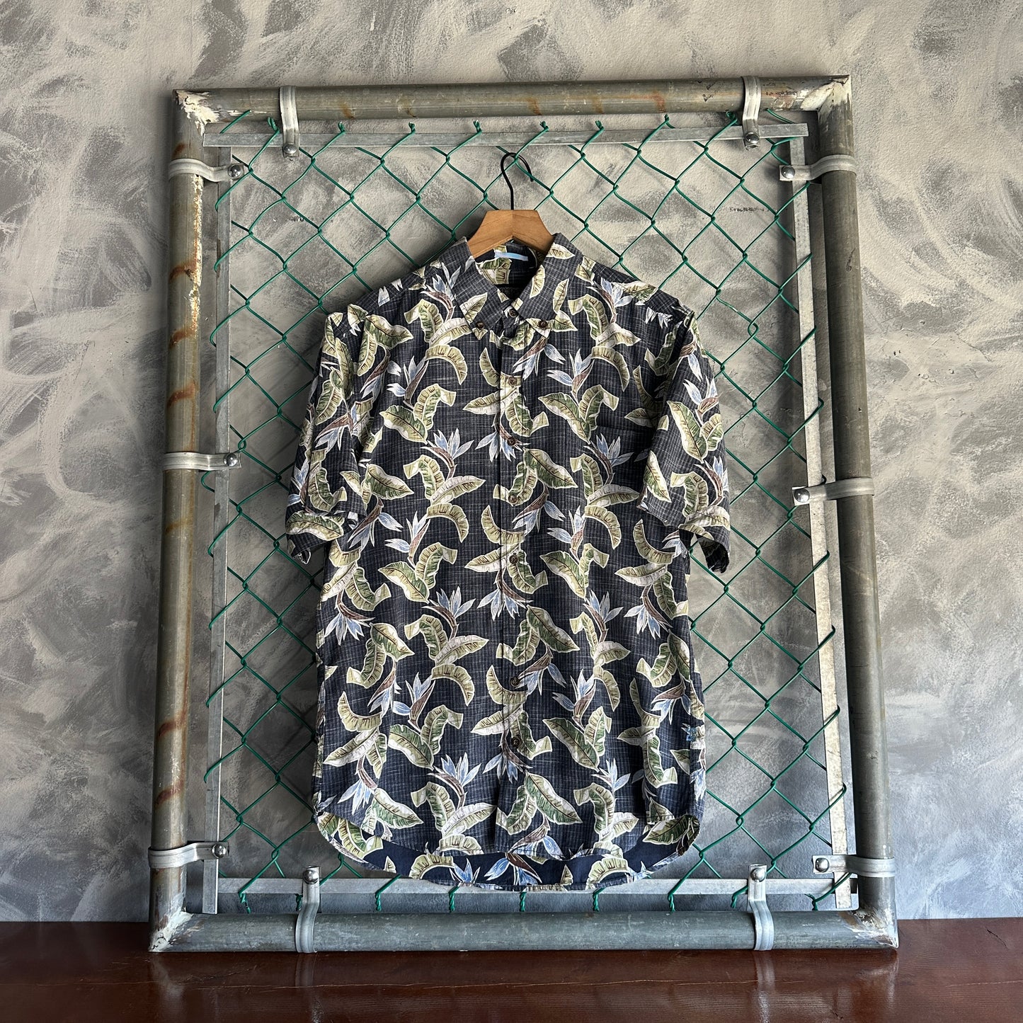 Camisa De Botones Hawaiana Reyn Spooner De Hombre Talla L Color Azul  Floral Ave Del Paraíso