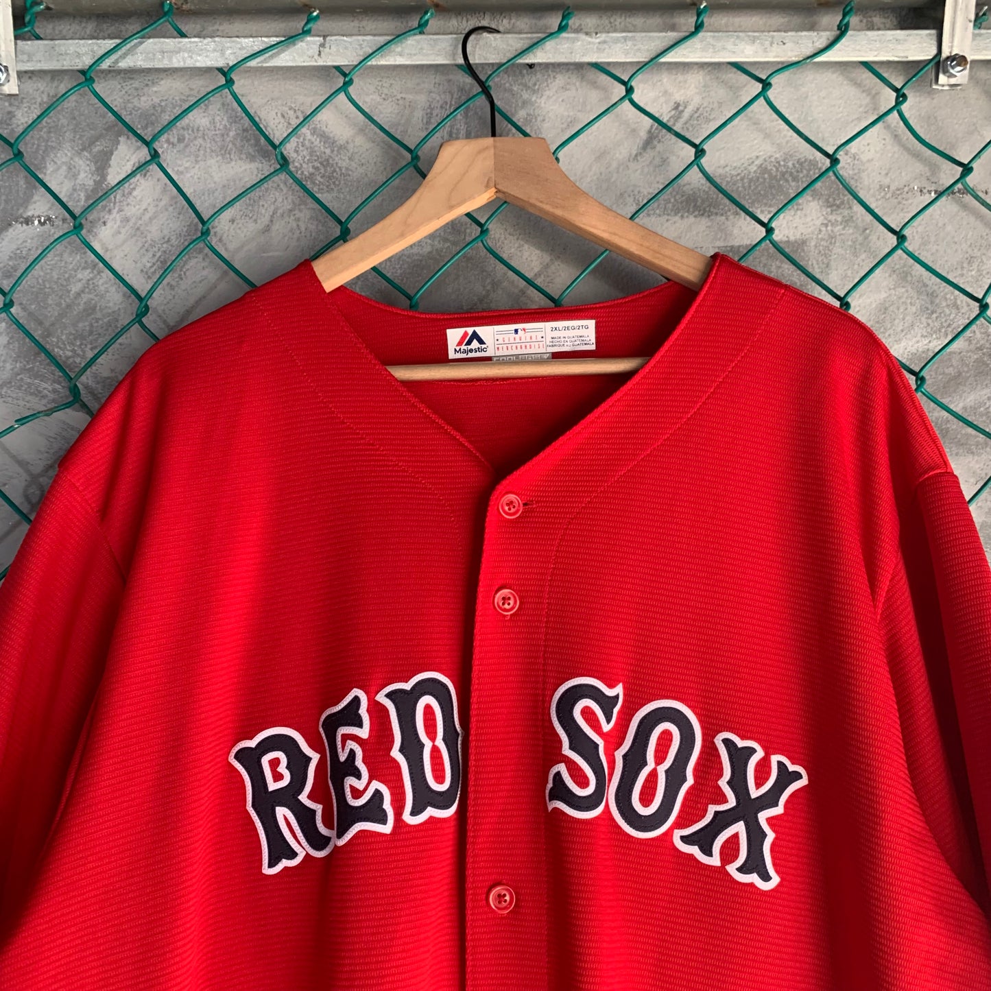 Jersey Majestic Para Hombre Talla 2XL Color Rojo MLB Red Sox Benintendi #16